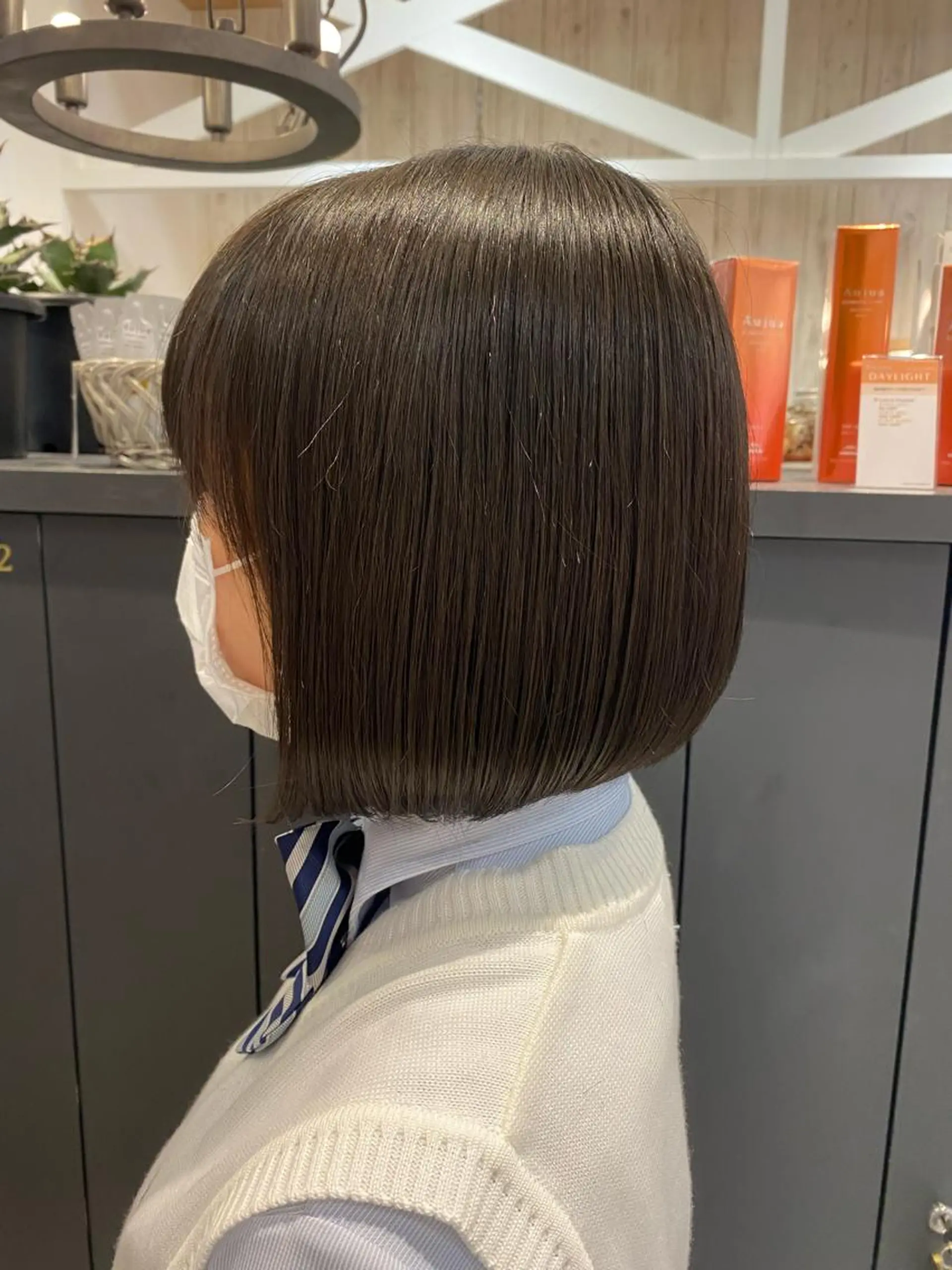 ショート ボブ 柴田 枝利子のヘアスタイル