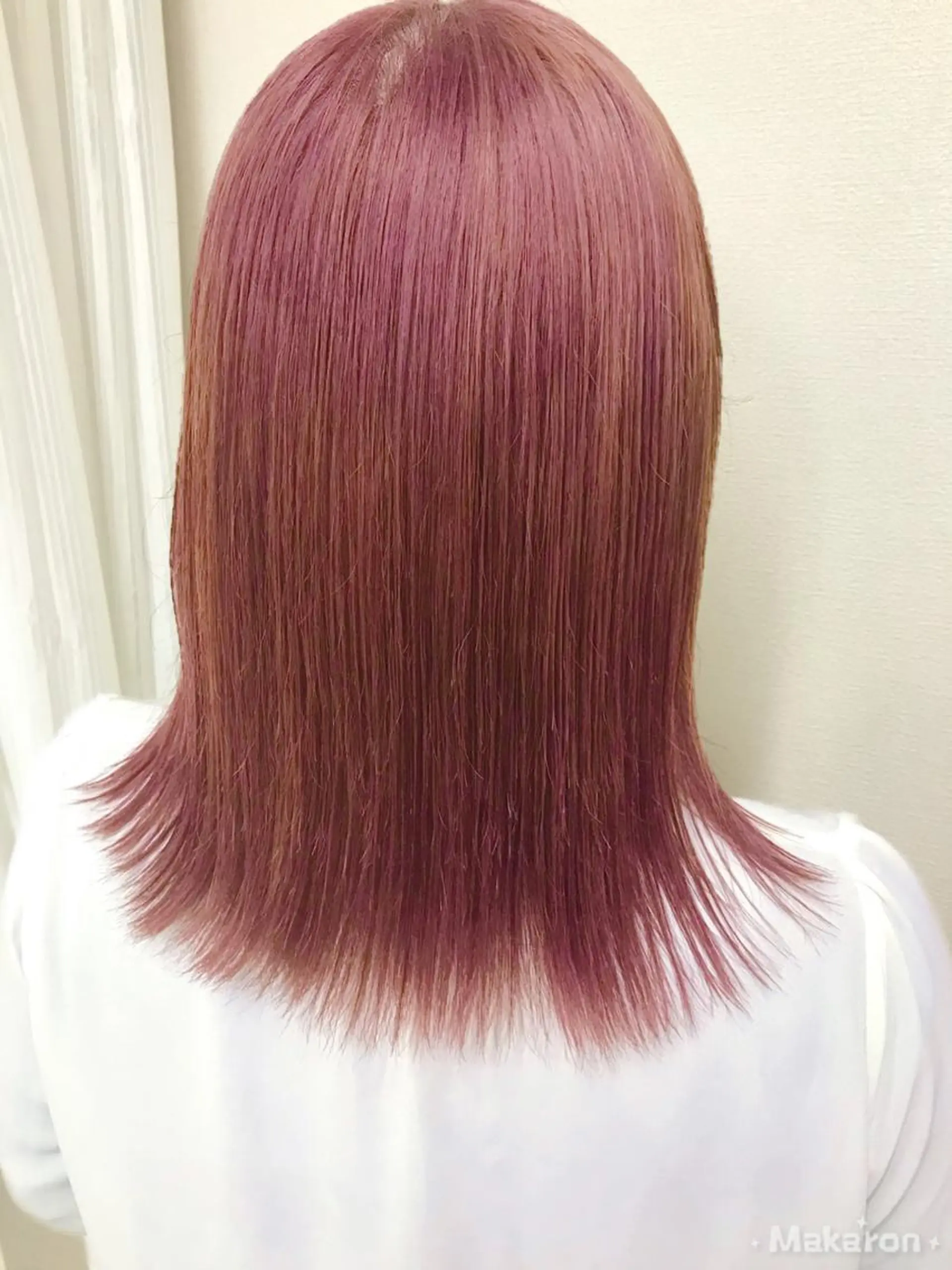 ミディアム カラー ケアブリーチ /髪質 改善/古橋圭史郎のヘアスタイル