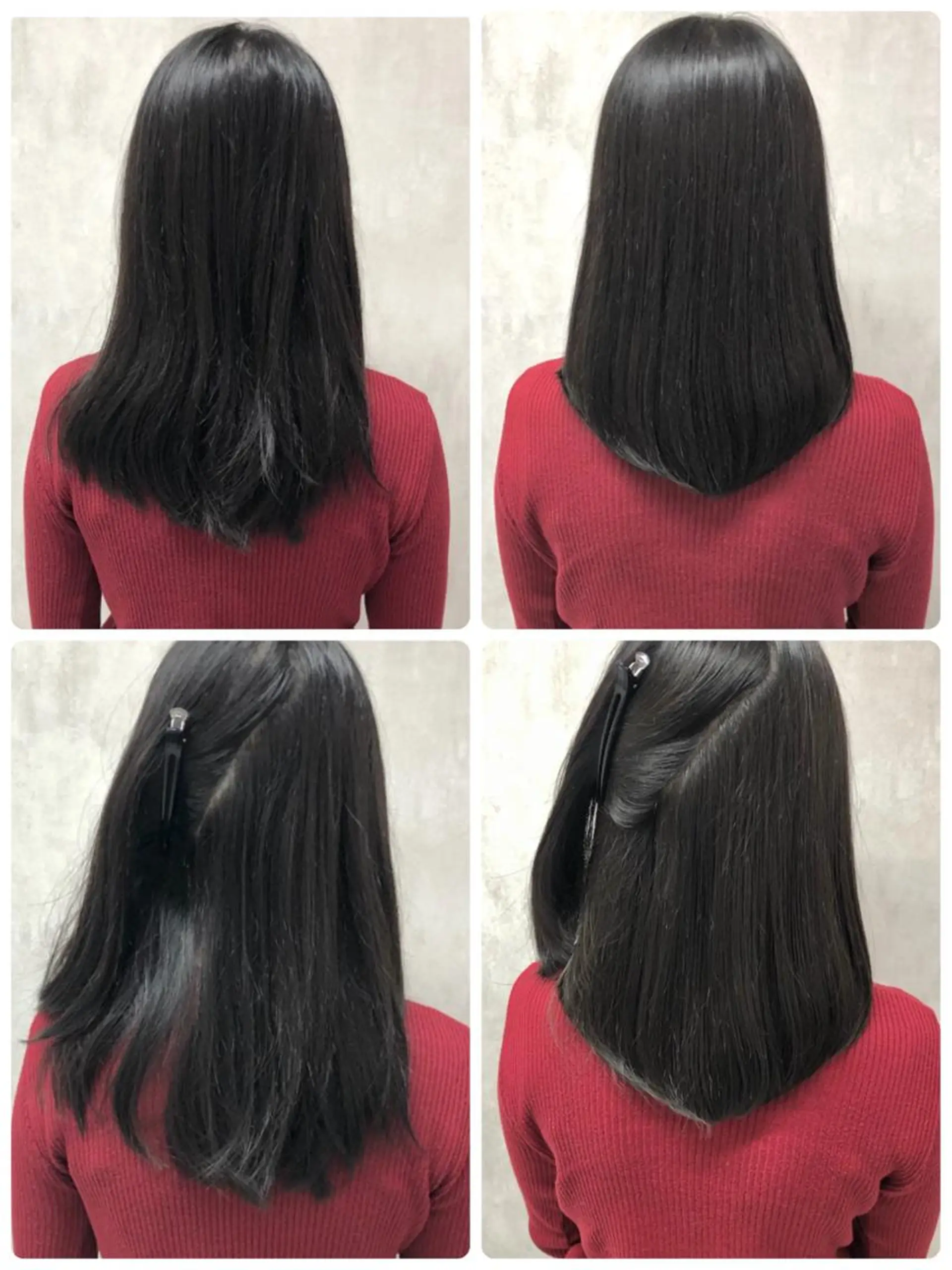 ミディアム カット 縮毛矯正 トリートメント ⚠️美容室迷子⚠️ 谷口にお任せ😊のヘアスタイル