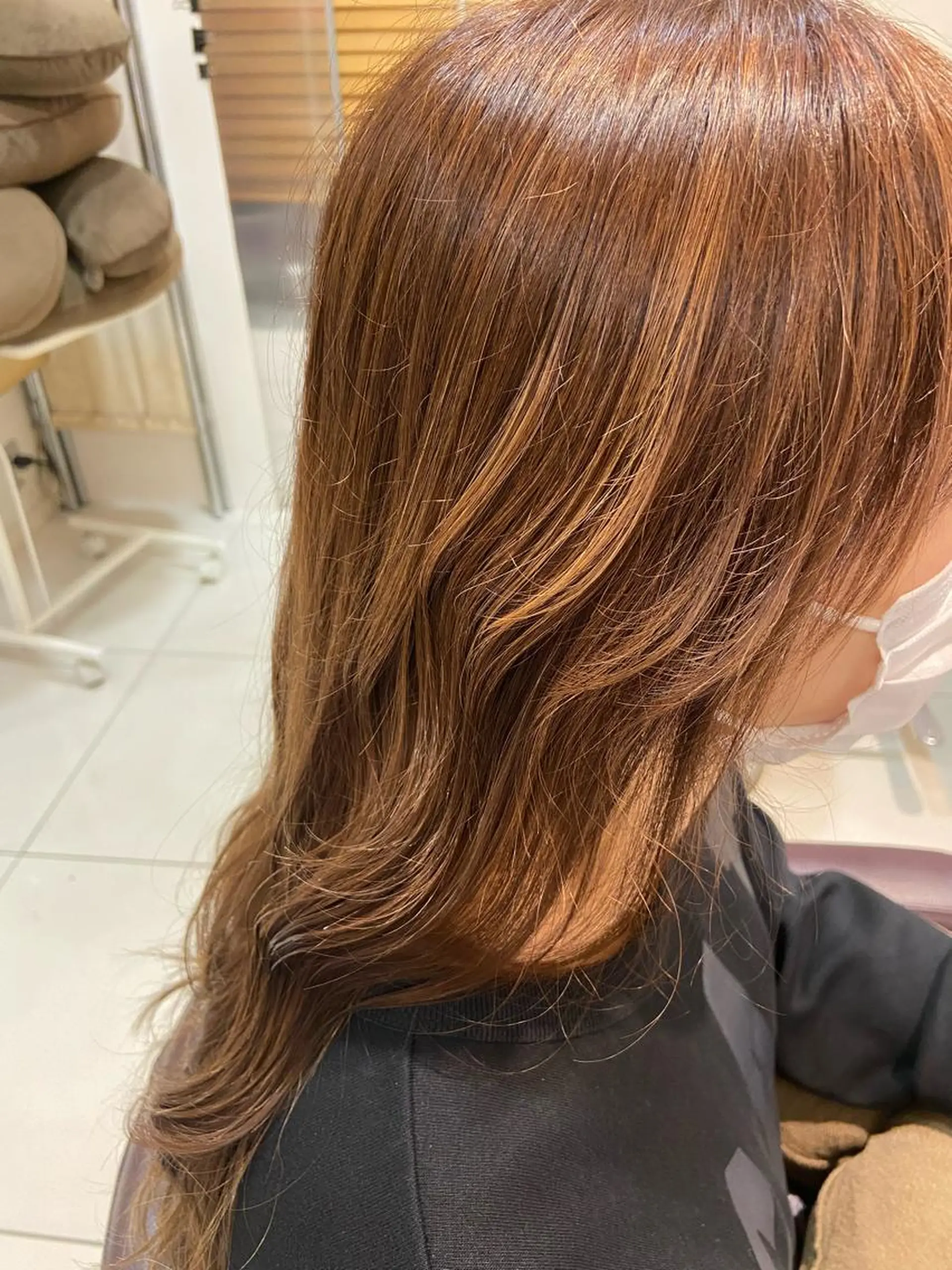 ロング カラー ハイライトカラー ハイライト なつな/ 透明感カラーのヘアスタイル