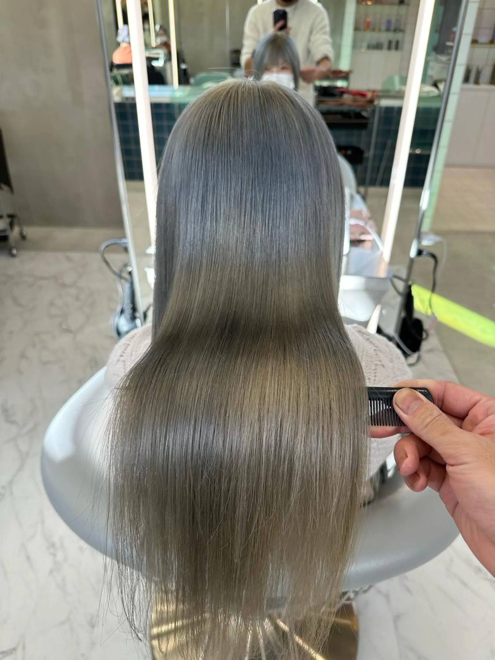 ロング トリートメント 酸熱トリートメント トリートメント ✨縮毛矯正✨レイヤー ホウダカズヒロのヘアスタイル