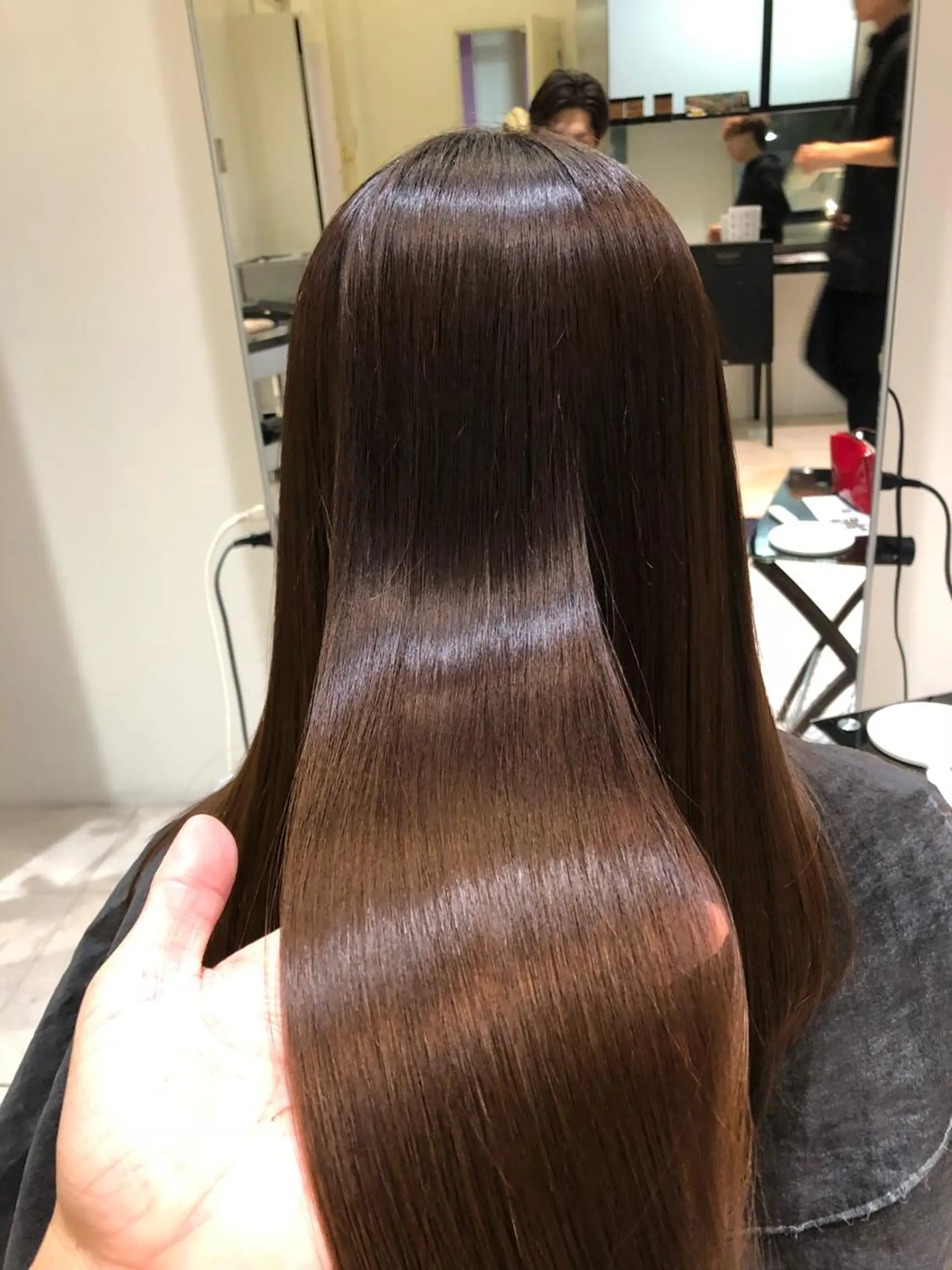 ロング カラー トリートメント パーマ 渡邊 直輝のヘアスタイル