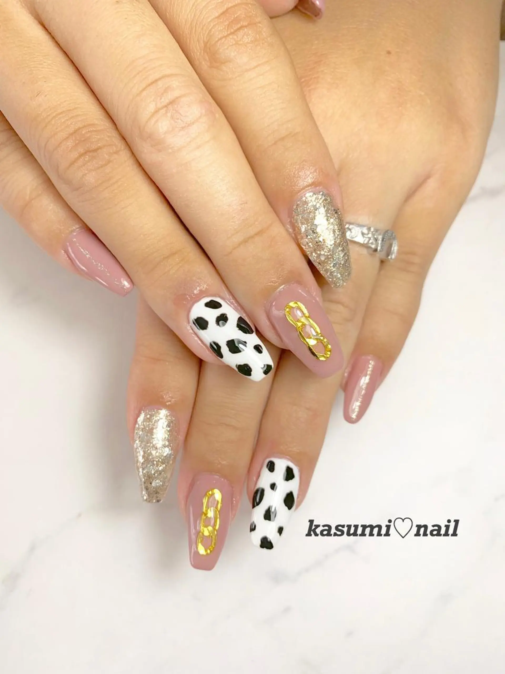 ネイル アートネイル フットネイル ジェルネイル ラメ(グリッター) ミラーネイル KASUMI♡ Nailのネイルデザイン