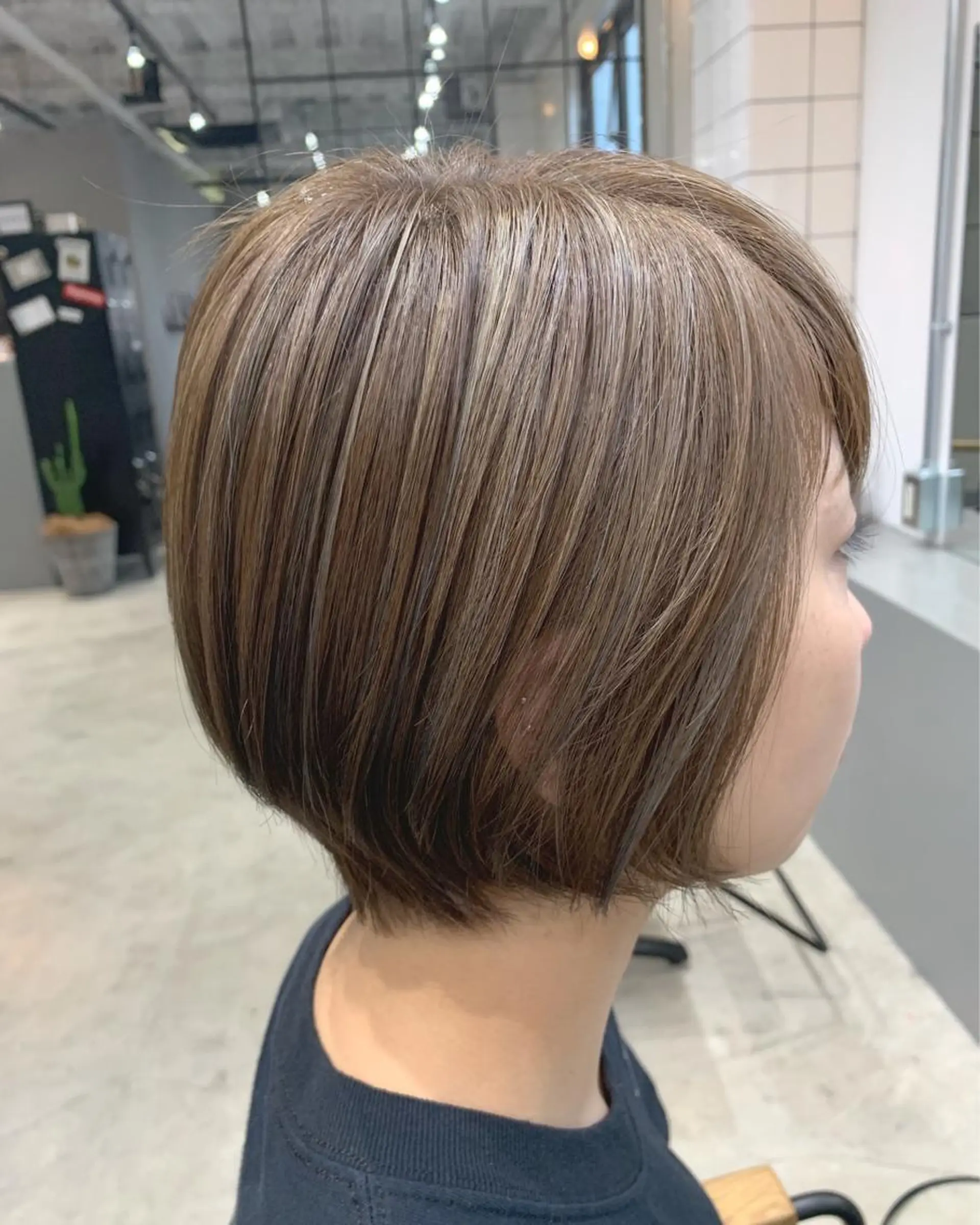 ミディアム カラー メンズ専門サロン wokeのヘアスタイル