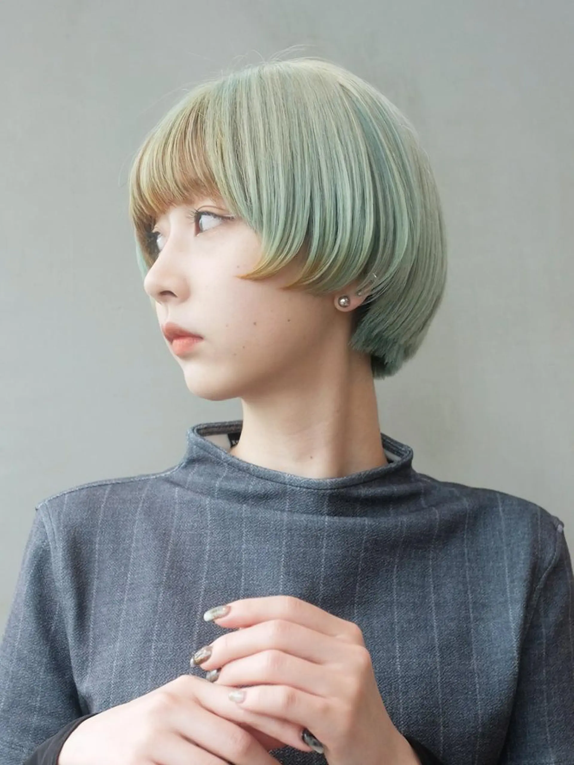 ショート カラー オレンジ カット ヘアカラー トリートメント ITbyALBUM 中野店のヘアスタイル