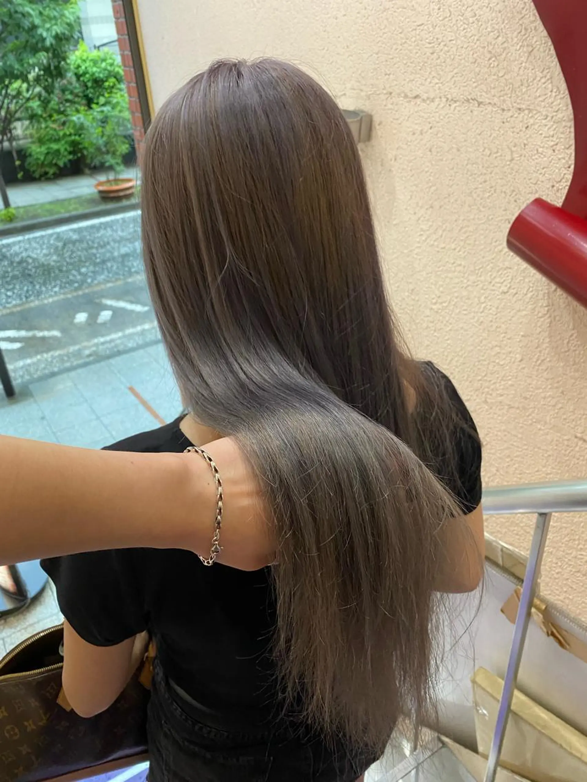 ロング カラー ブリーチ トリートメント トリートメント 横浜カットパーマ 特殊/ 平林侑馬のヘアスタイル