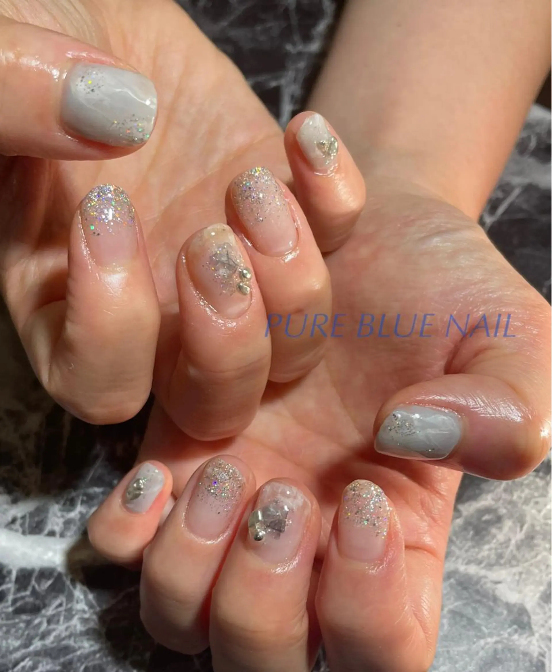 ネイル PURE BLUE NAILのネイルデザイン