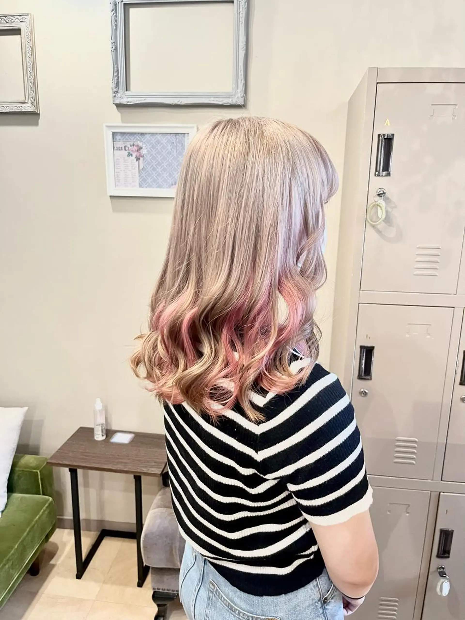 セミロング カラー ヘアアレンジ S.BLOOM 川崎 翔哉のヘアスタイル