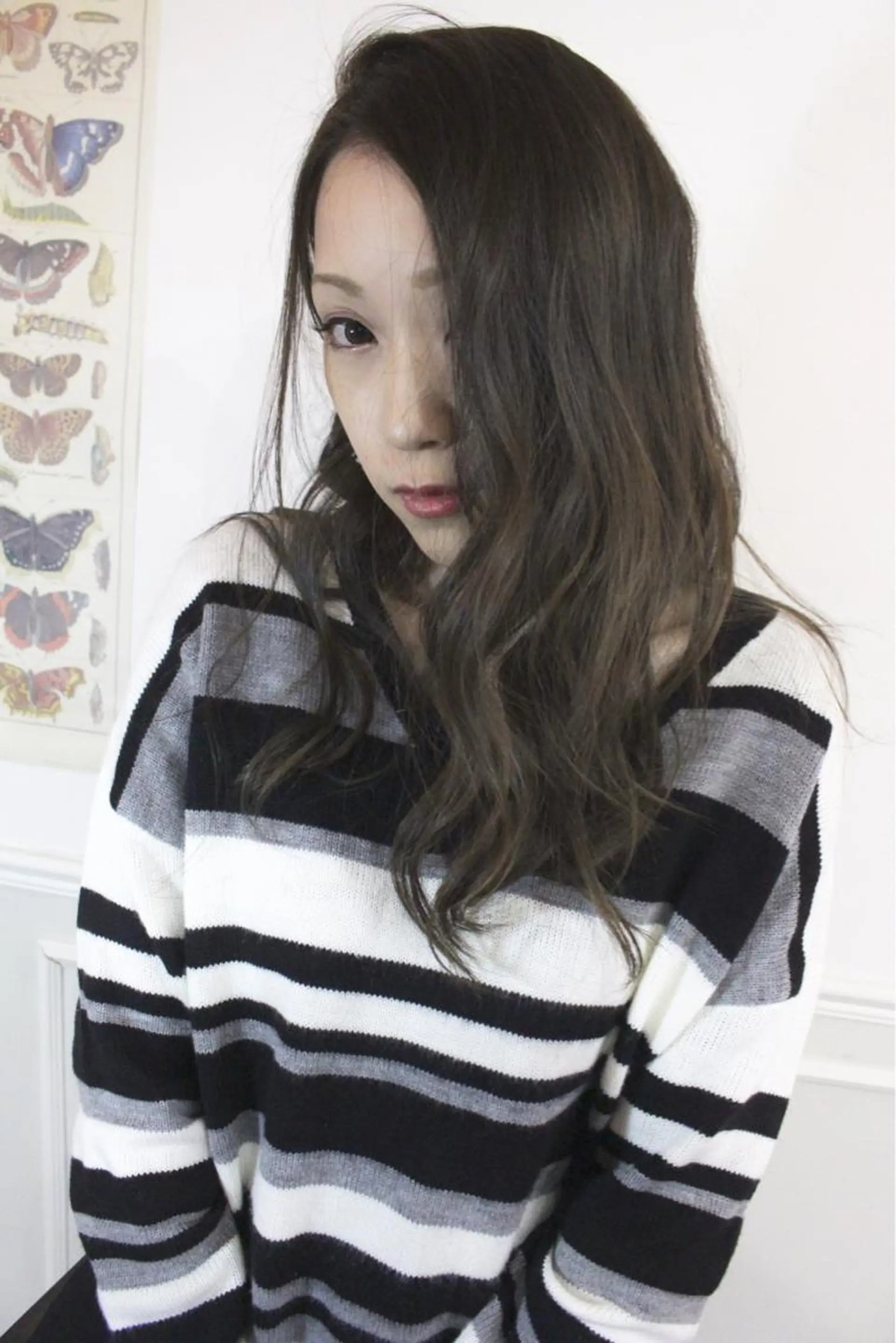 ロング カット パーマ 松田 由貴のヘアスタイル