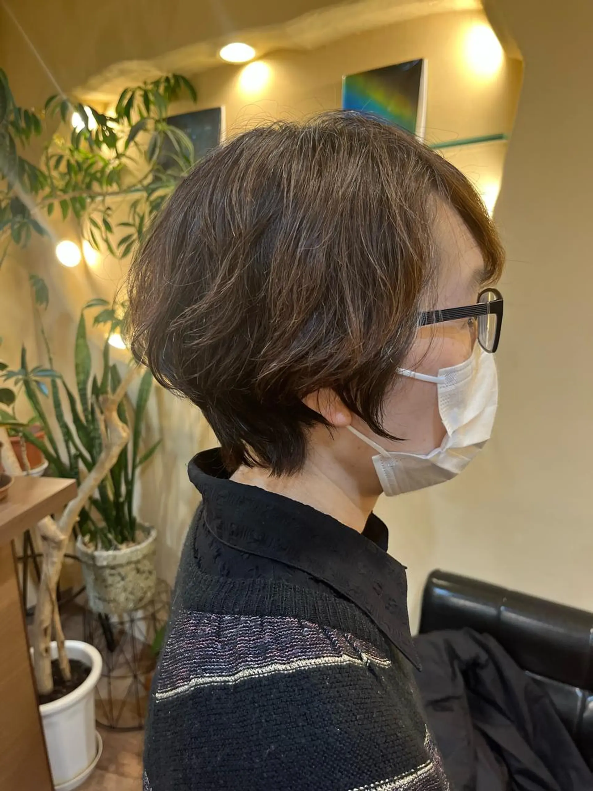 ショート くせ毛 田畑 優希のヘアスタイル