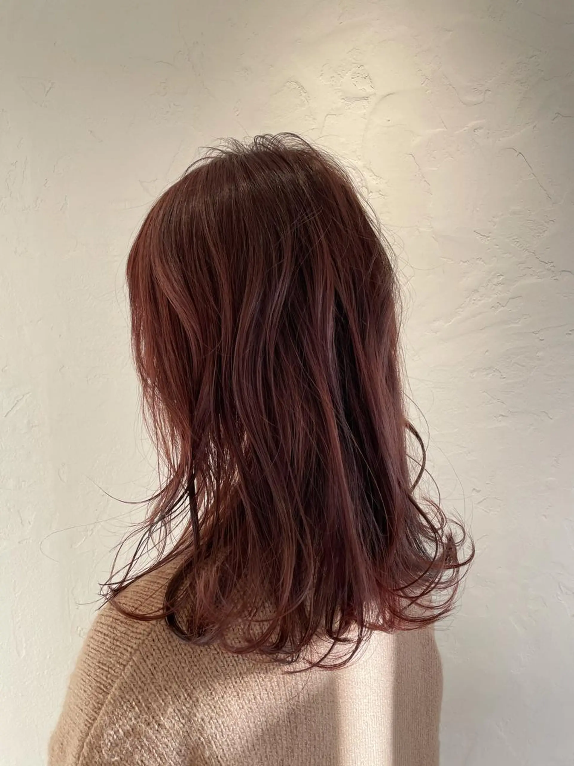 セミロング ヘアカラー 蓮沼 今日子のヘアスタイル