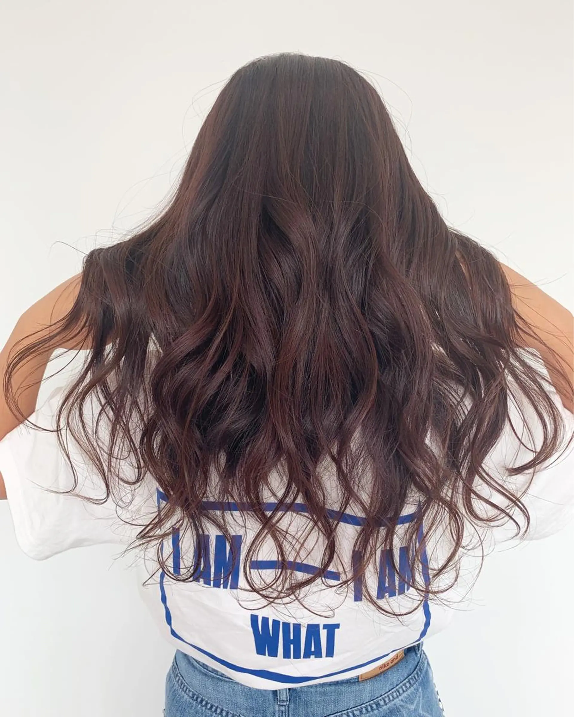 カラー ブラウンカラー レッドカラー ヘアカラー 中川 来紀のヘアスタイル