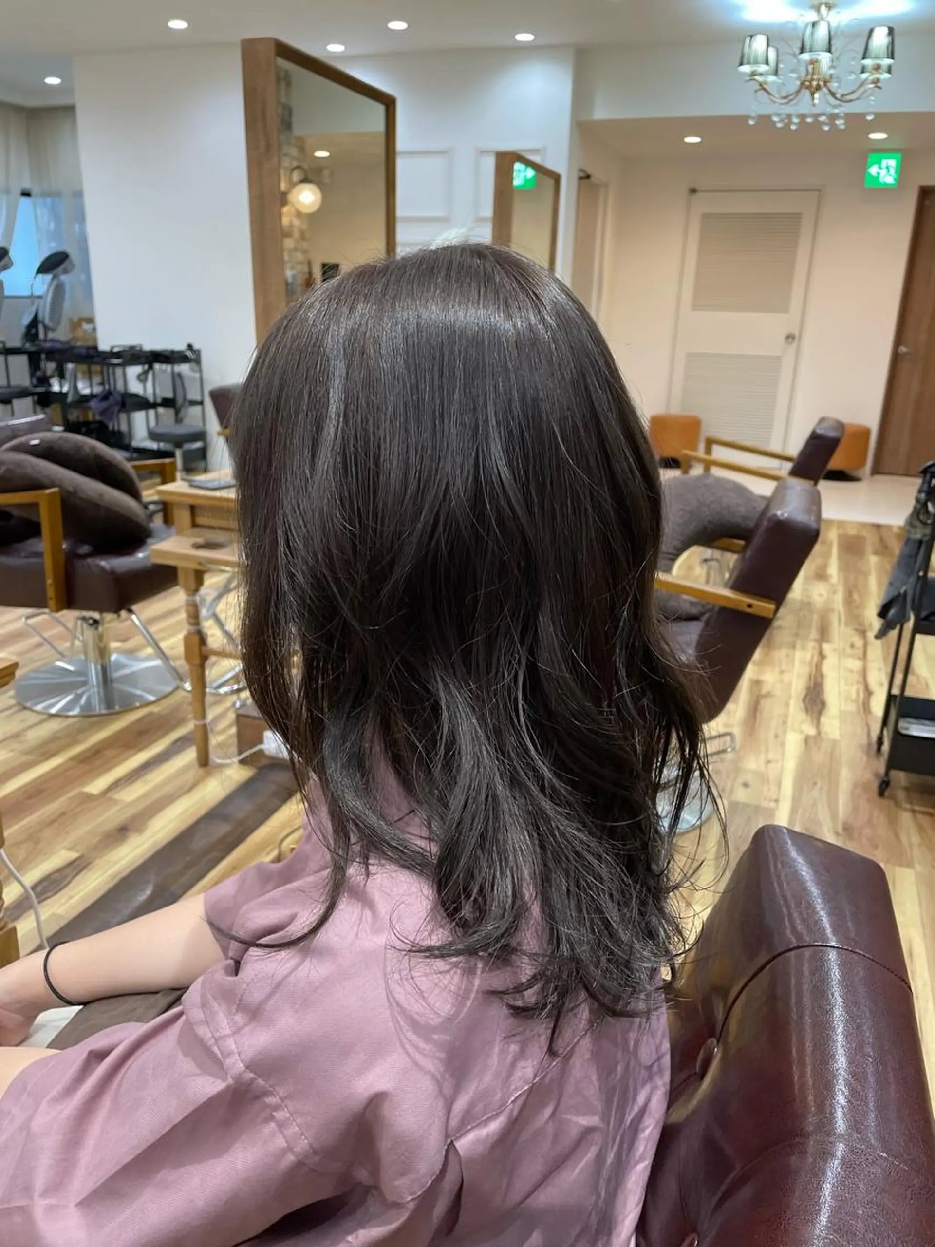 ミディアム YASUHIRO グレージュ/メンズのヘアスタイル