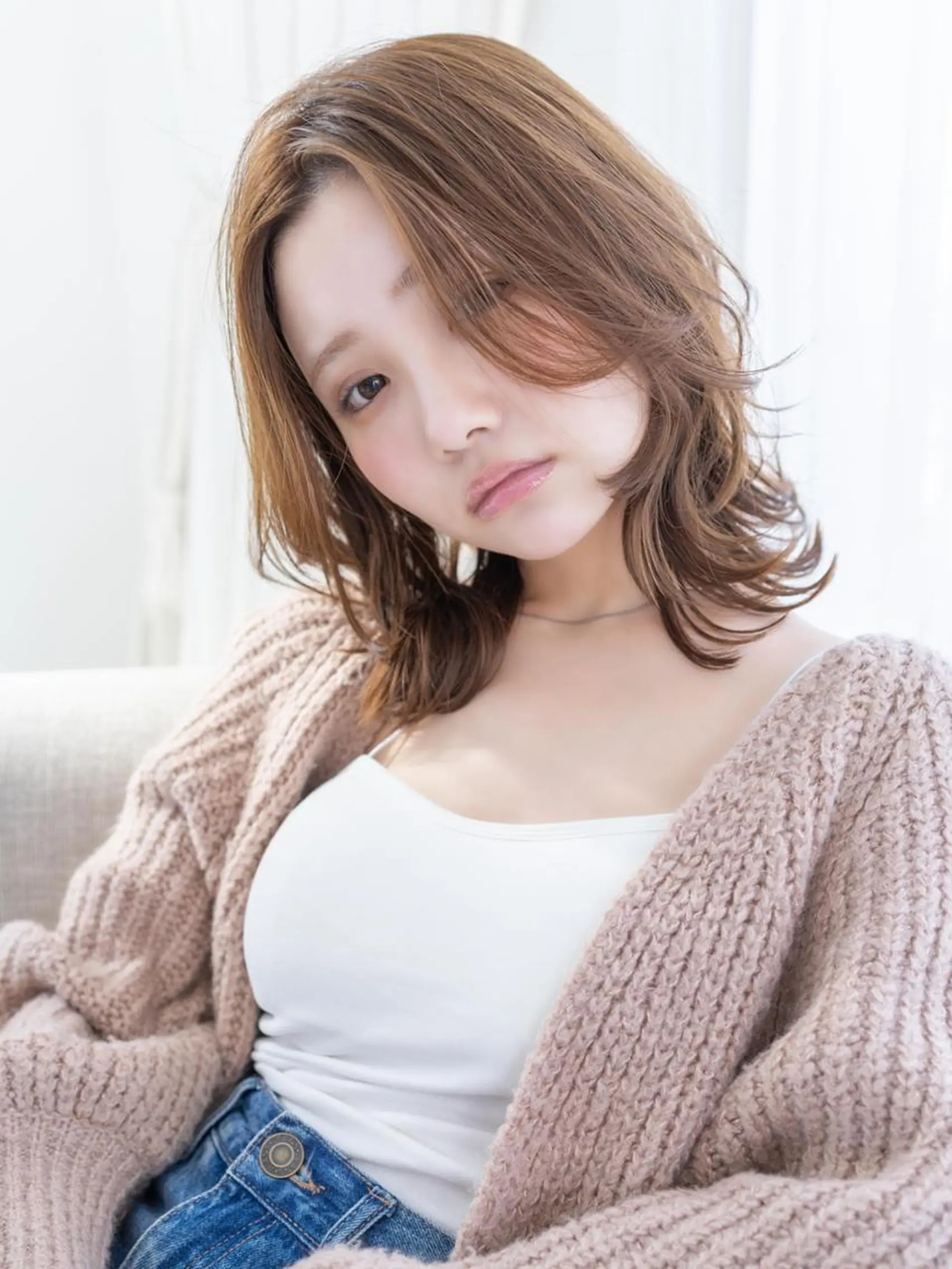 ミディアム カット EIGHT札幌 🩷Haruka🩷のヘアスタイル