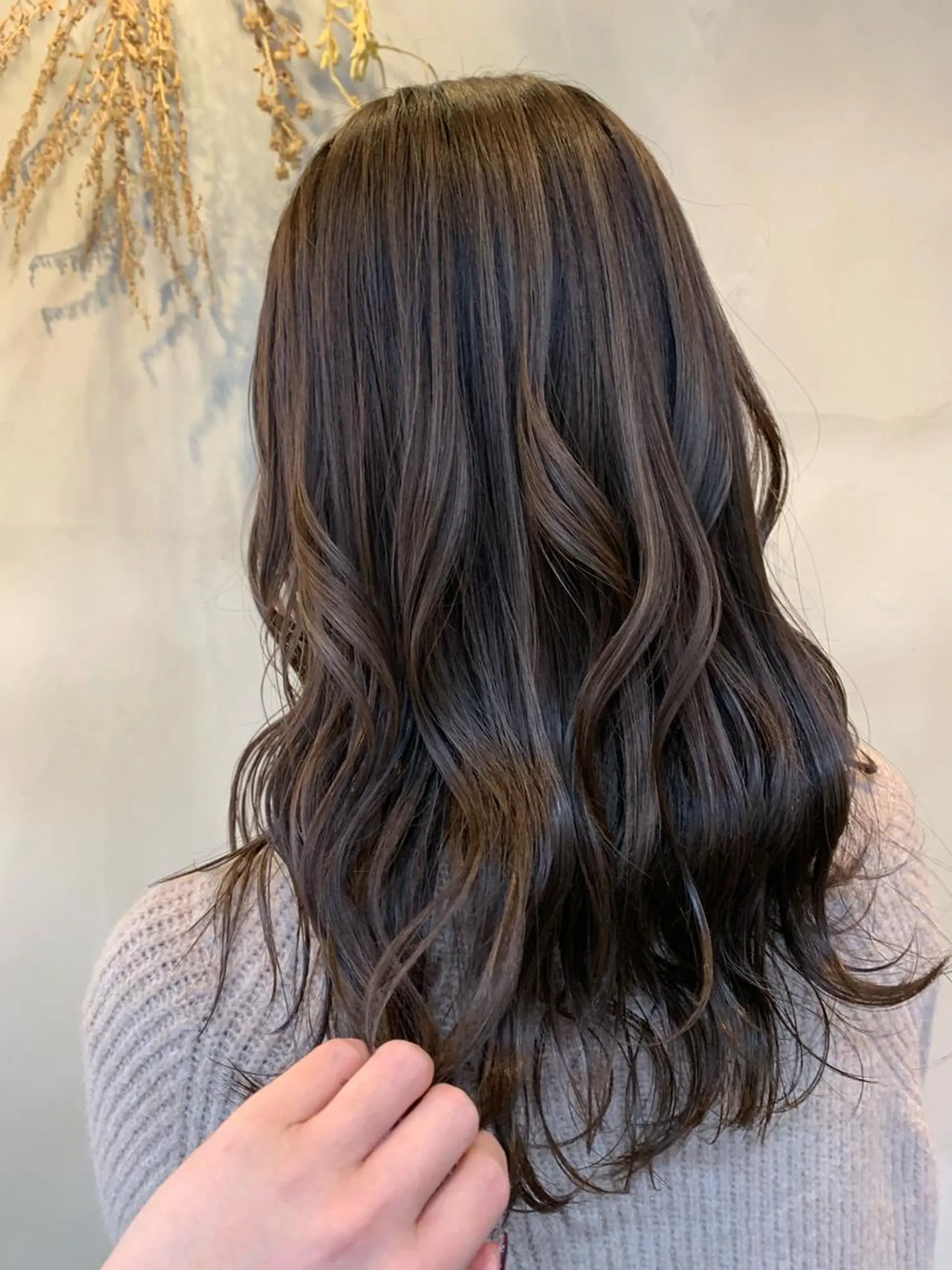 ロング ヘアカラー トリートメント 山本 みきのヘアスタイル