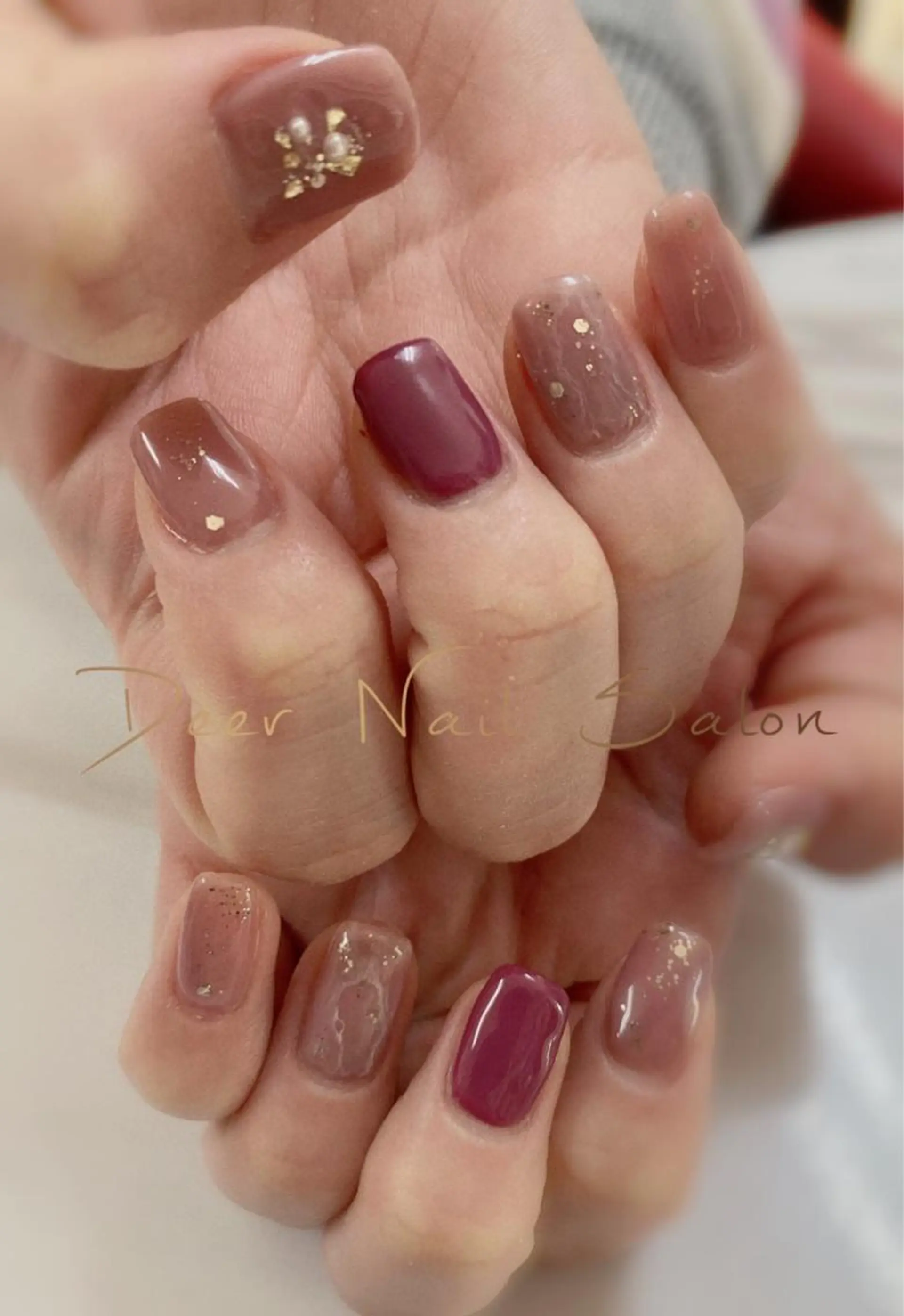 ネイル ハンドネイル ハンドケア Peachy 🍑のネイルデザイン