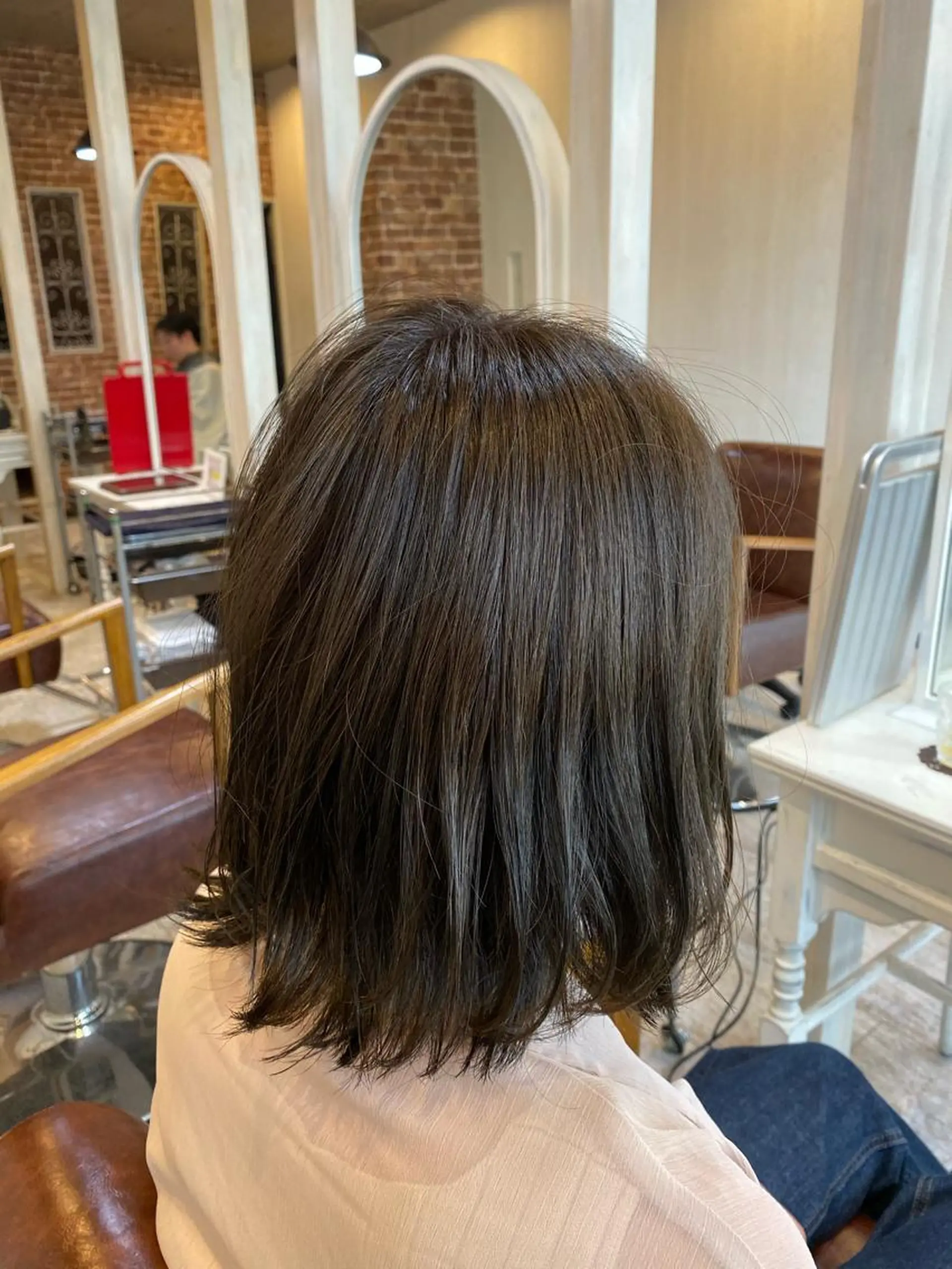 ミディアム ⭐️ショート⭐️美髪 矯正⭐️水口陸のヘアスタイル