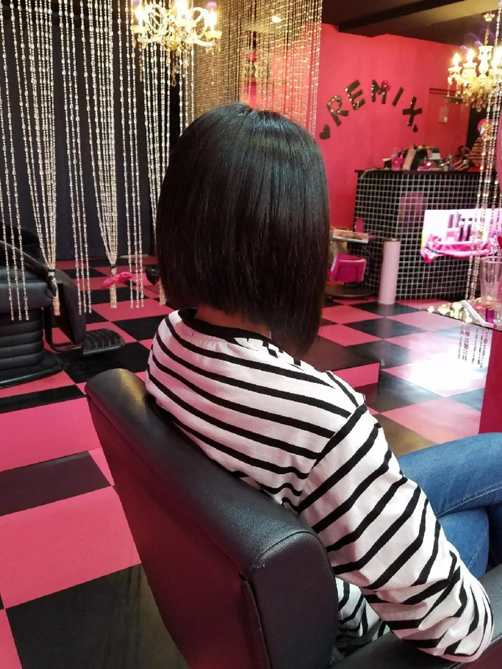 ミディアム カラー シールエクステ エクステ REMIX　by　  Love　hairのヘアスタイル