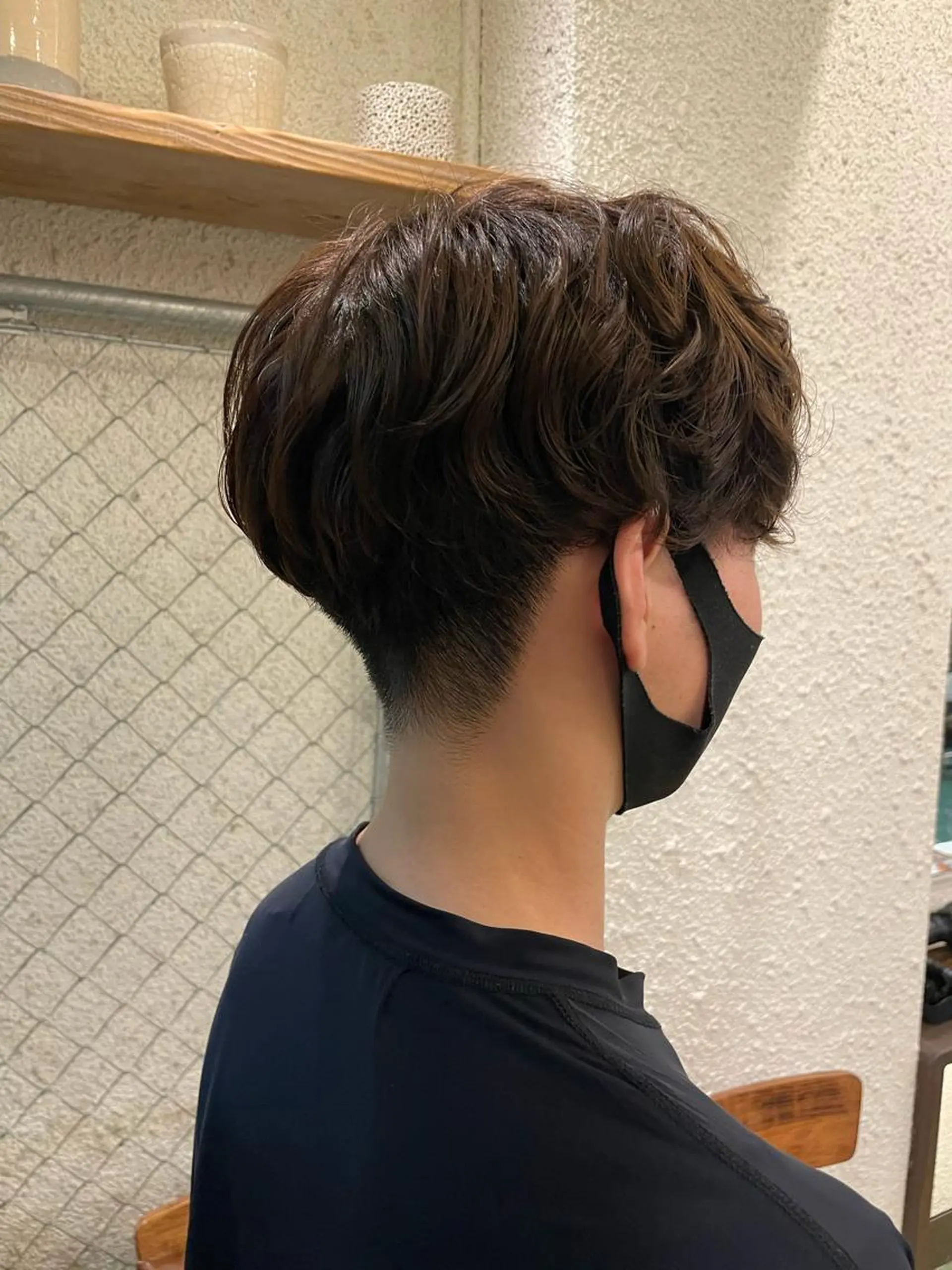 ショート パーマ メンズ hazuki 🌝のヘアスタイル