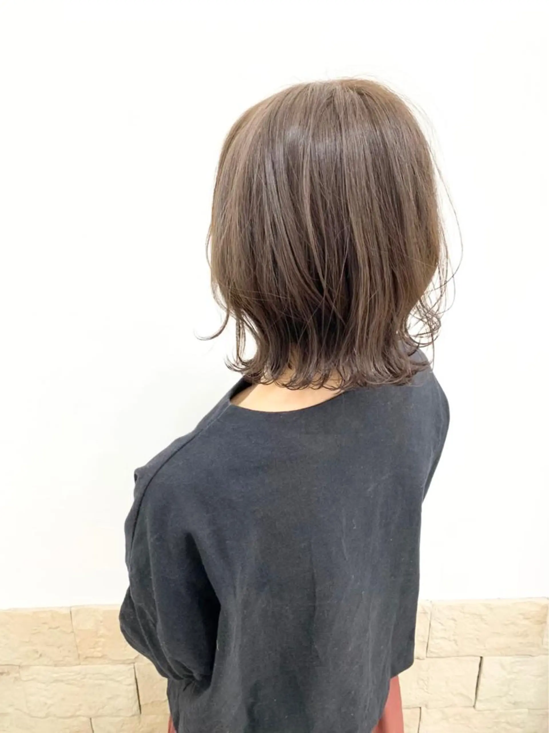 ミディアム ハイライト&曲がる 縮毛矯正特化 玉置のヘアスタイル