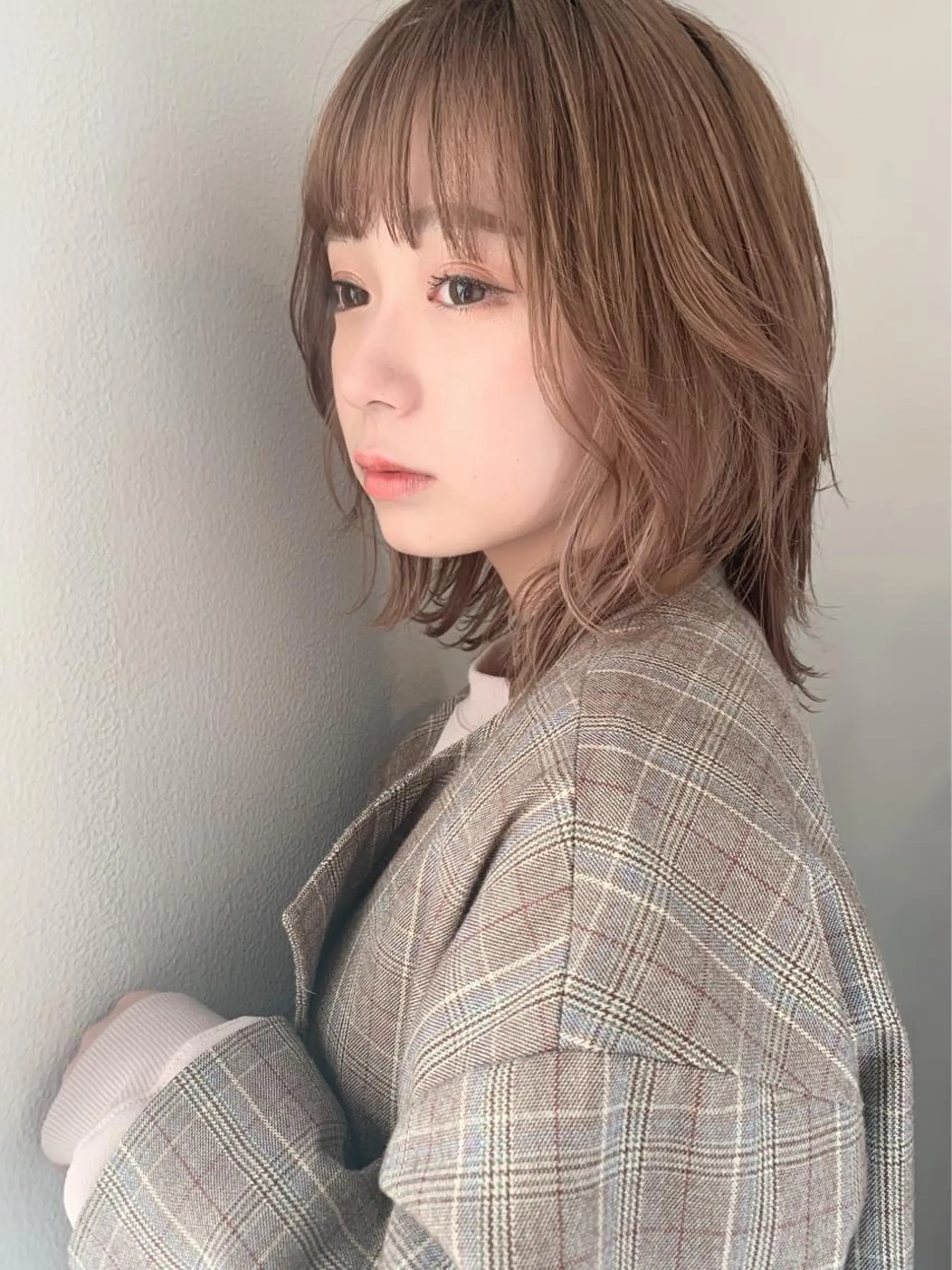 ミディアム カラー 髪質改善☆ 縮毛矯正miyuのヘアスタイル