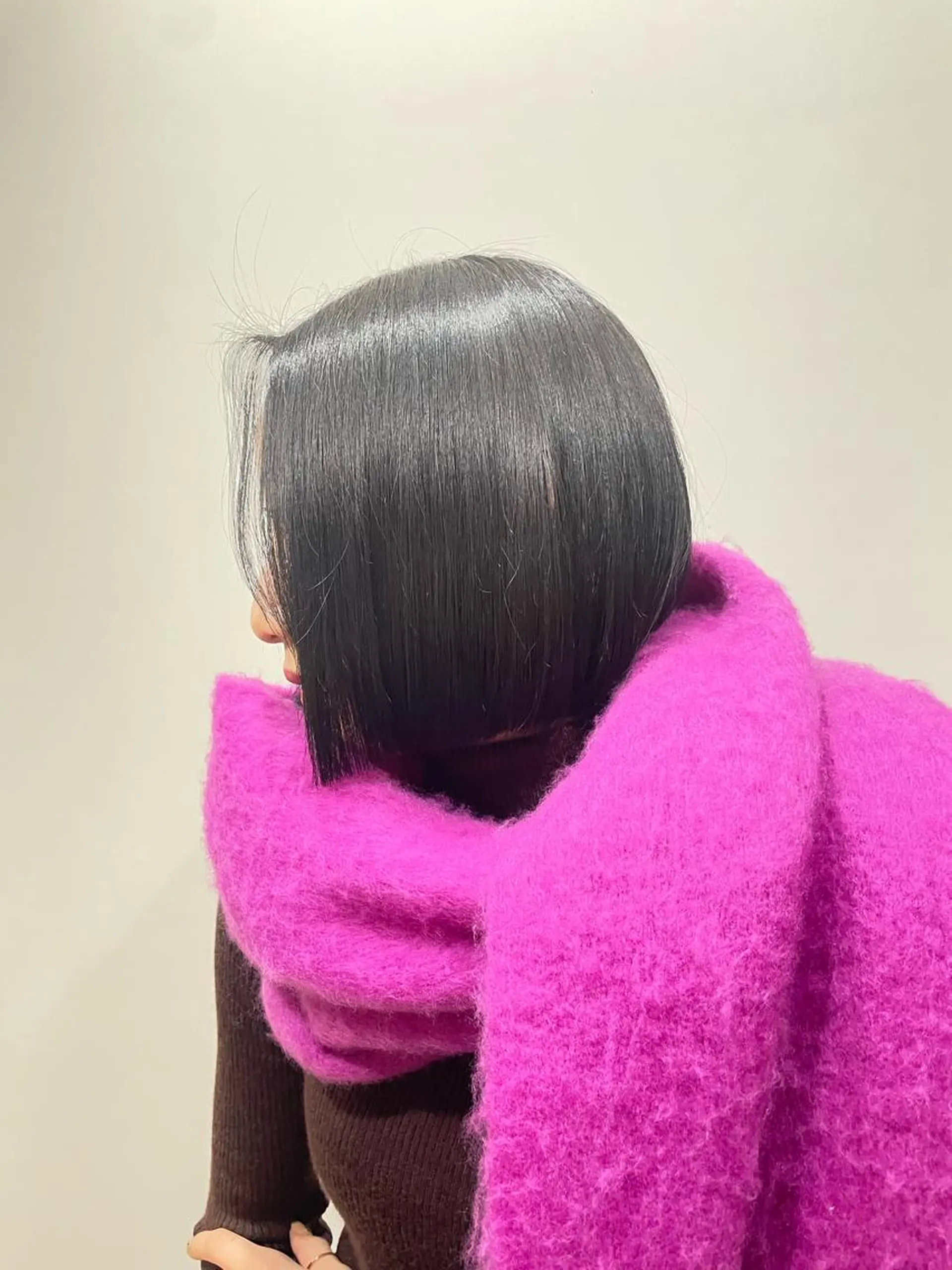 ミディアム ら んのヘアスタイル