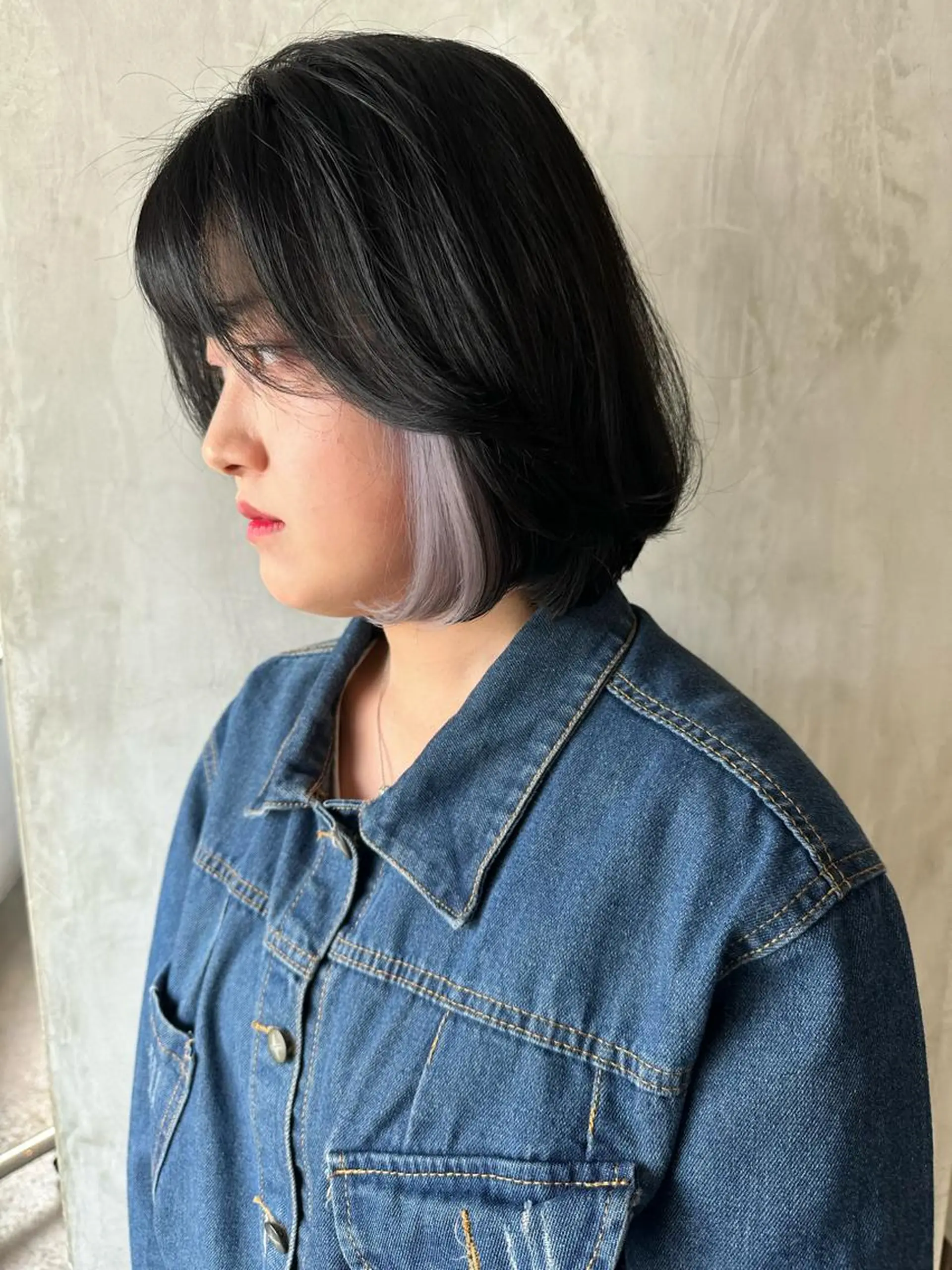 ミディアム 【縮毛矯正髪質改善】 中山健太のヘアスタイル