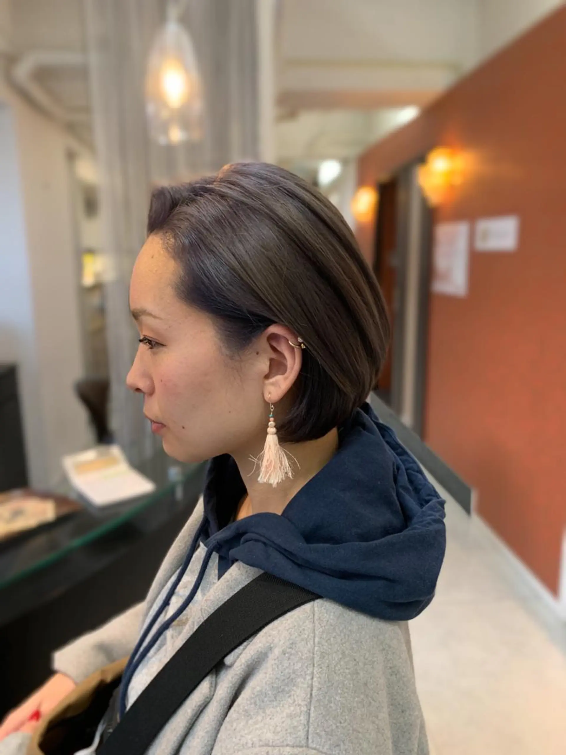 ショート カラー カット ヘアカラー トリートメント 國井 慎吾のヘアスタイル