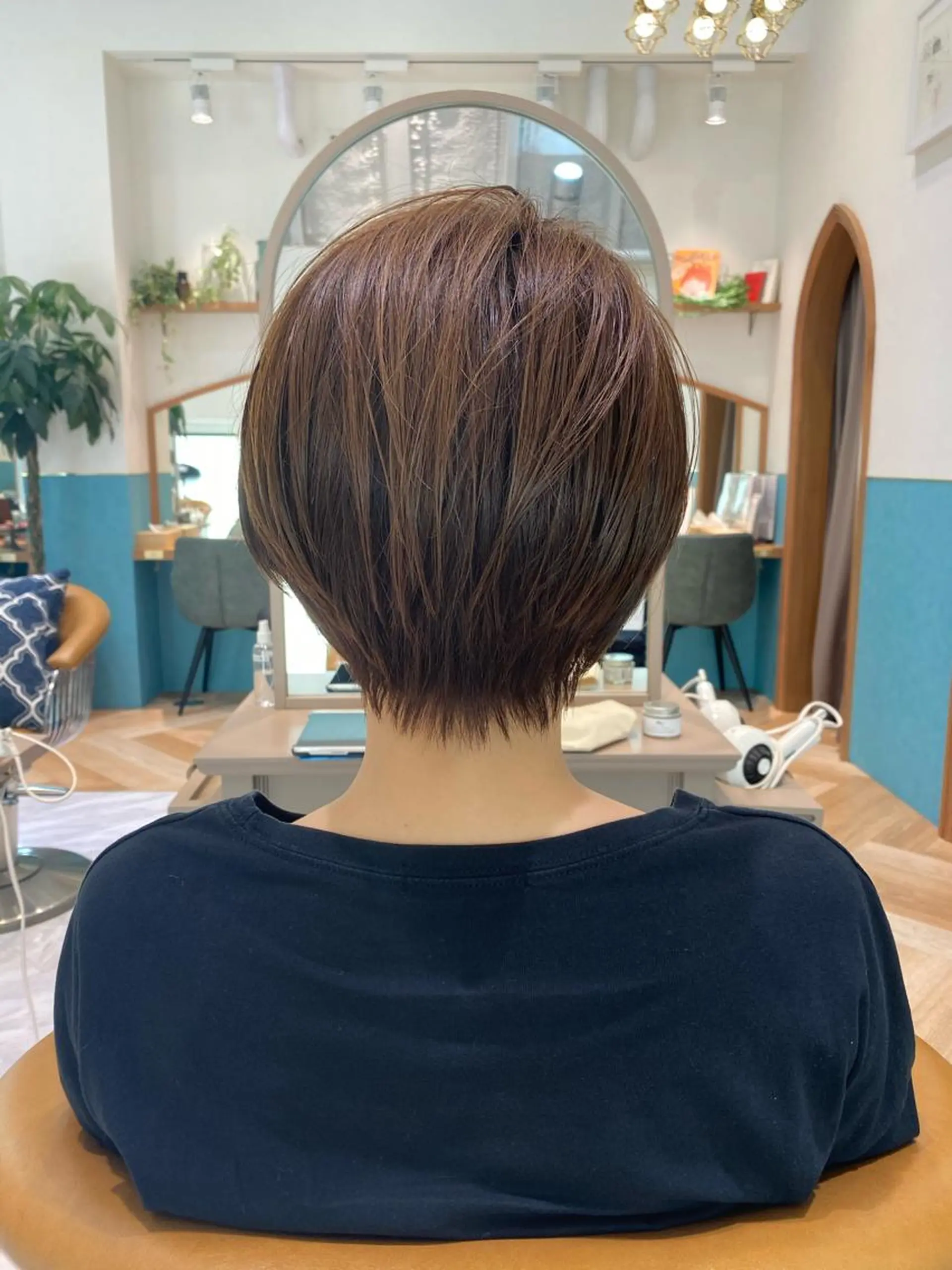 ショート カラー 丸みショート ショートヘア カット ヘアカラー トリートメント 似合わせ/小顔カット 🔷山方直也のヘアスタイル