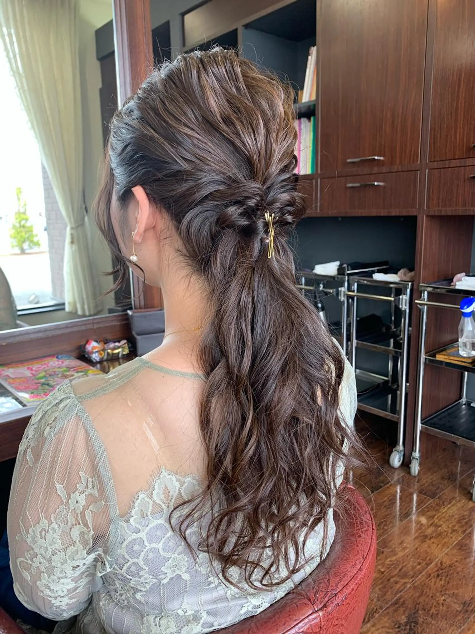 ヘアアレンジ おせ ちさとのヘアスタイル