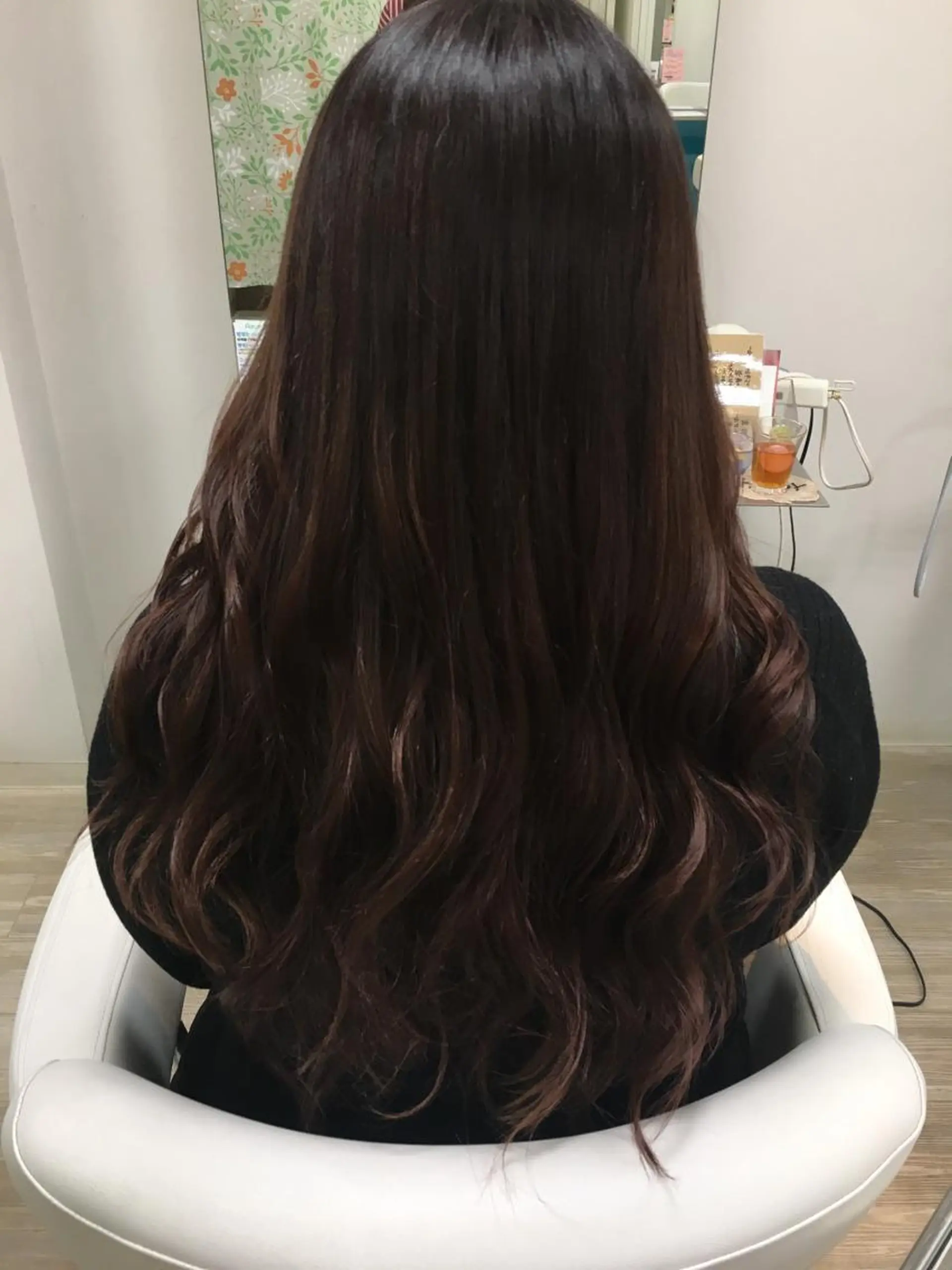 ロング カラー ピンクカラー ヘアカラー トリートメント NATSUKI💟 EARTH二俣川のヘアスタイル