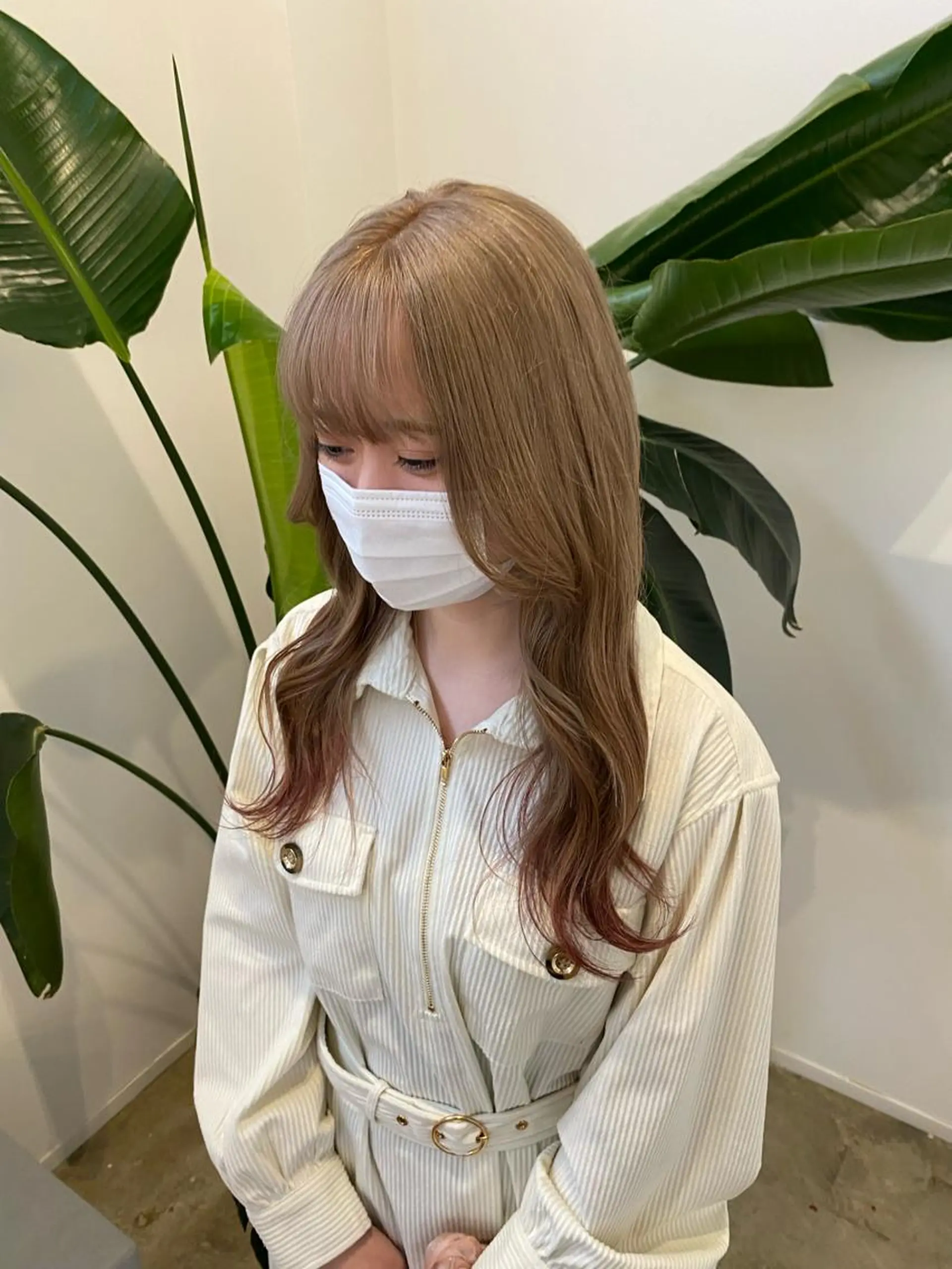 ロング カラー 藤野 凪沙のヘアスタイル