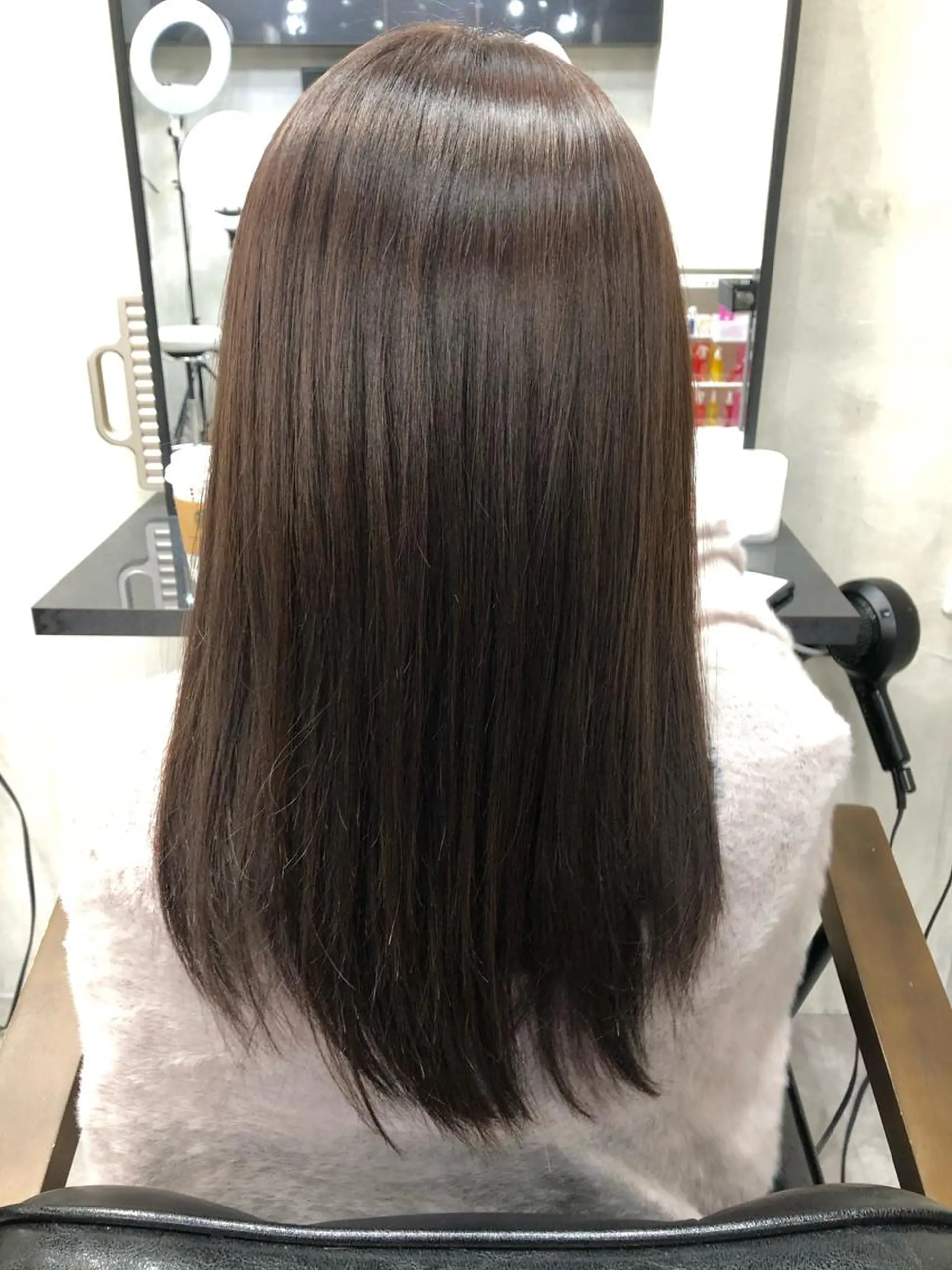 セミロング カラー アッシュ ベージュカラー 透明感カラー レイヤー×髪質改善✨ 渋谷/佐藤侑哉のヘアスタイル