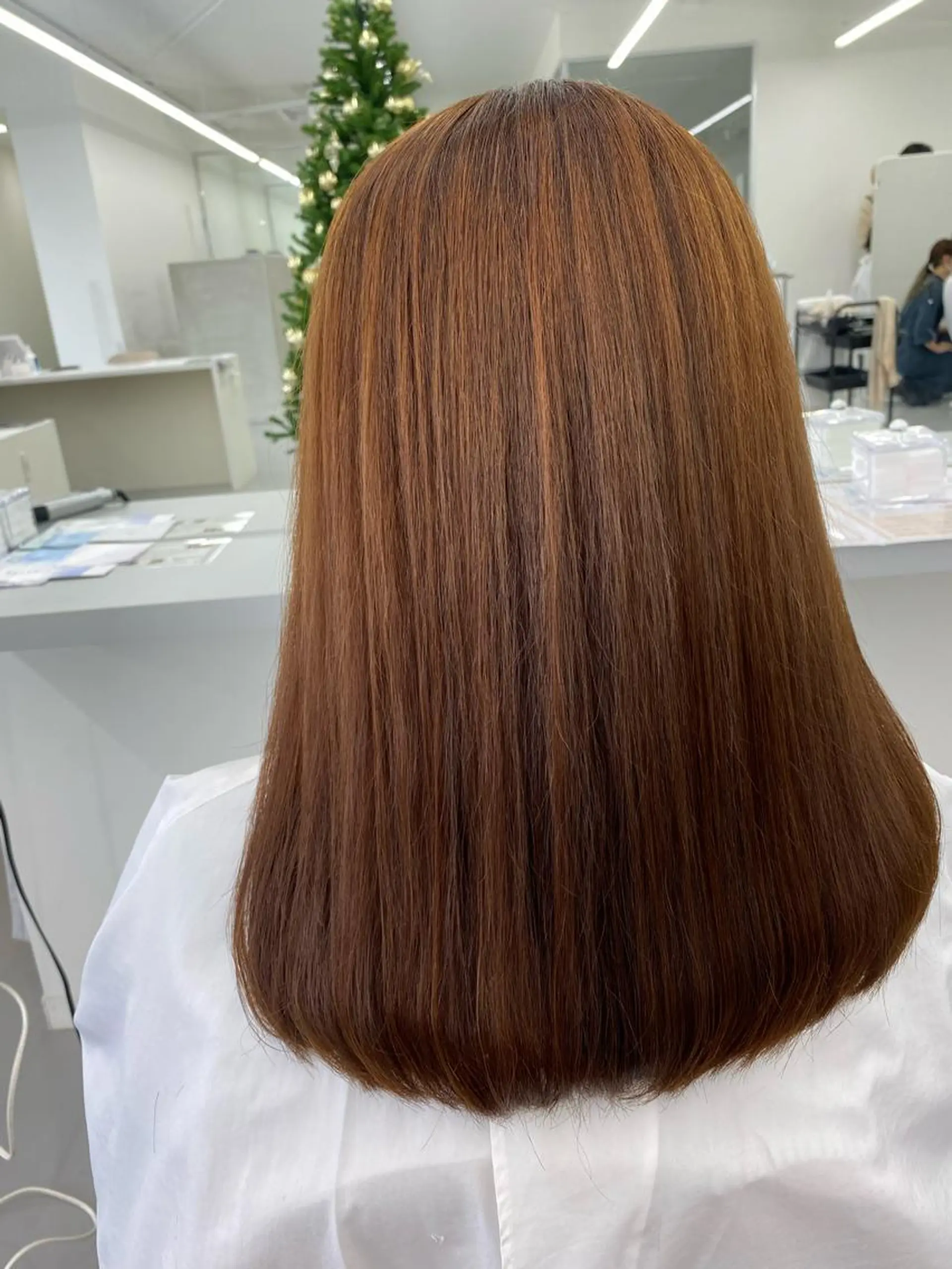 ロング くせ毛 縮毛矯正 小岸 竜のヘアスタイル