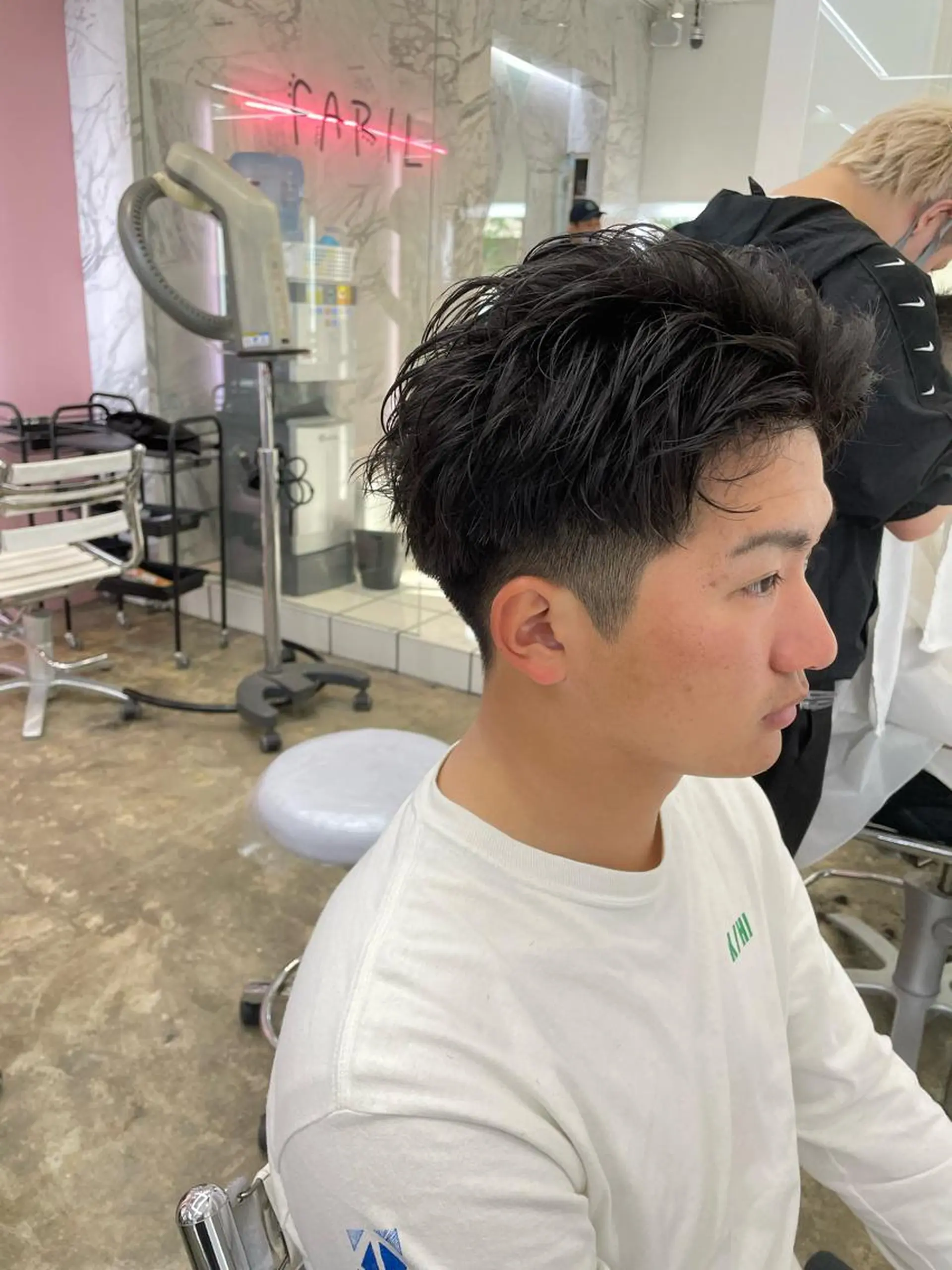 ショート メンズ 刈り上げ 🐺ウルフ/レイヤー カット/高嶋湧大のヘアスタイル