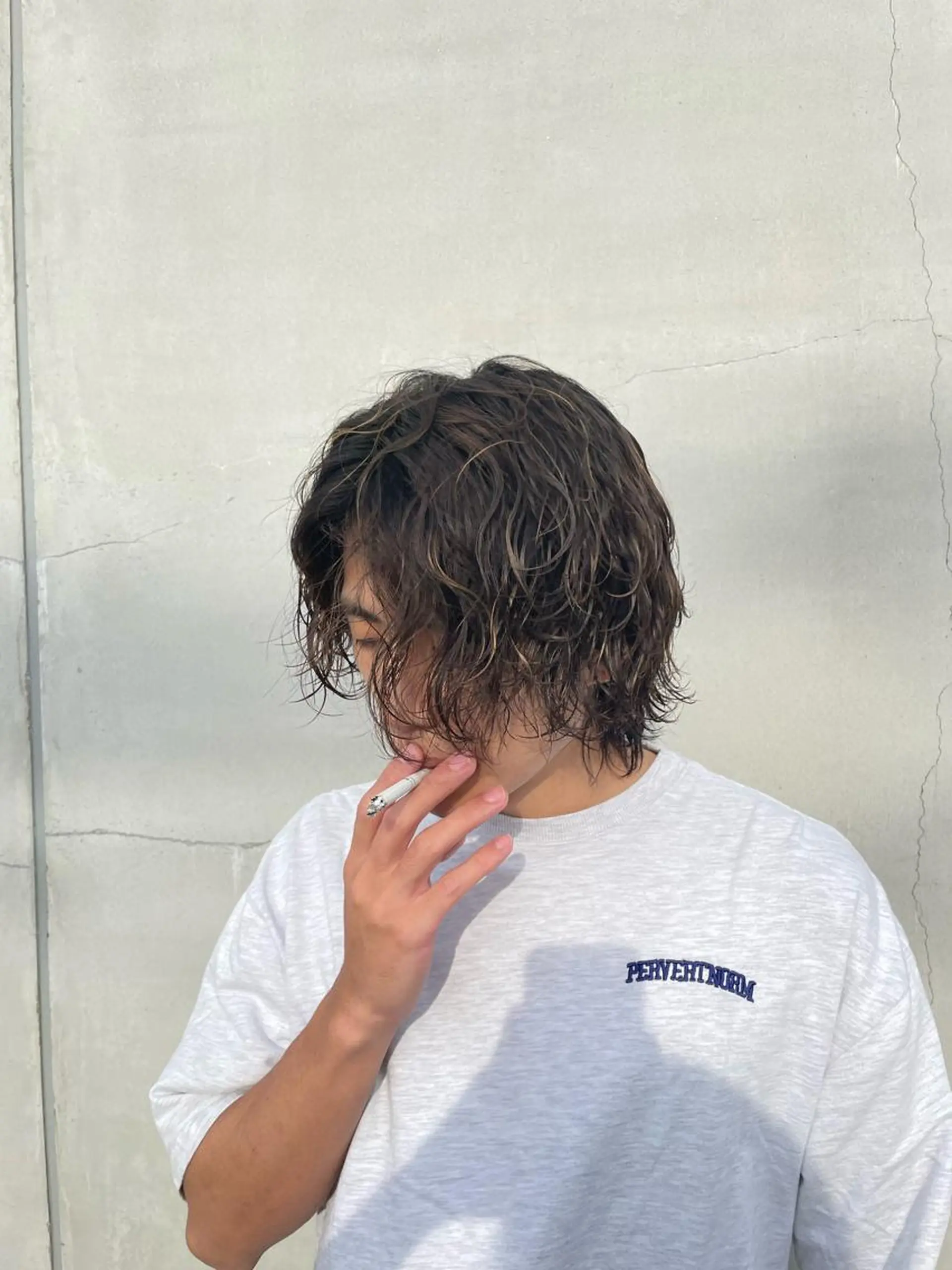 パーマ メンズ 山本  弦生のヘアスタイル