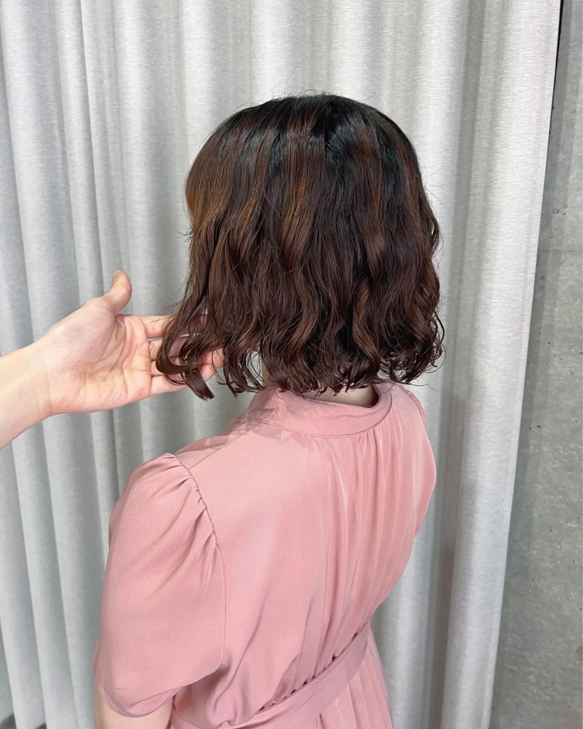 パーマ ボブパーマコテ巻き風 パーマNo1深江秀平のヘアスタイル