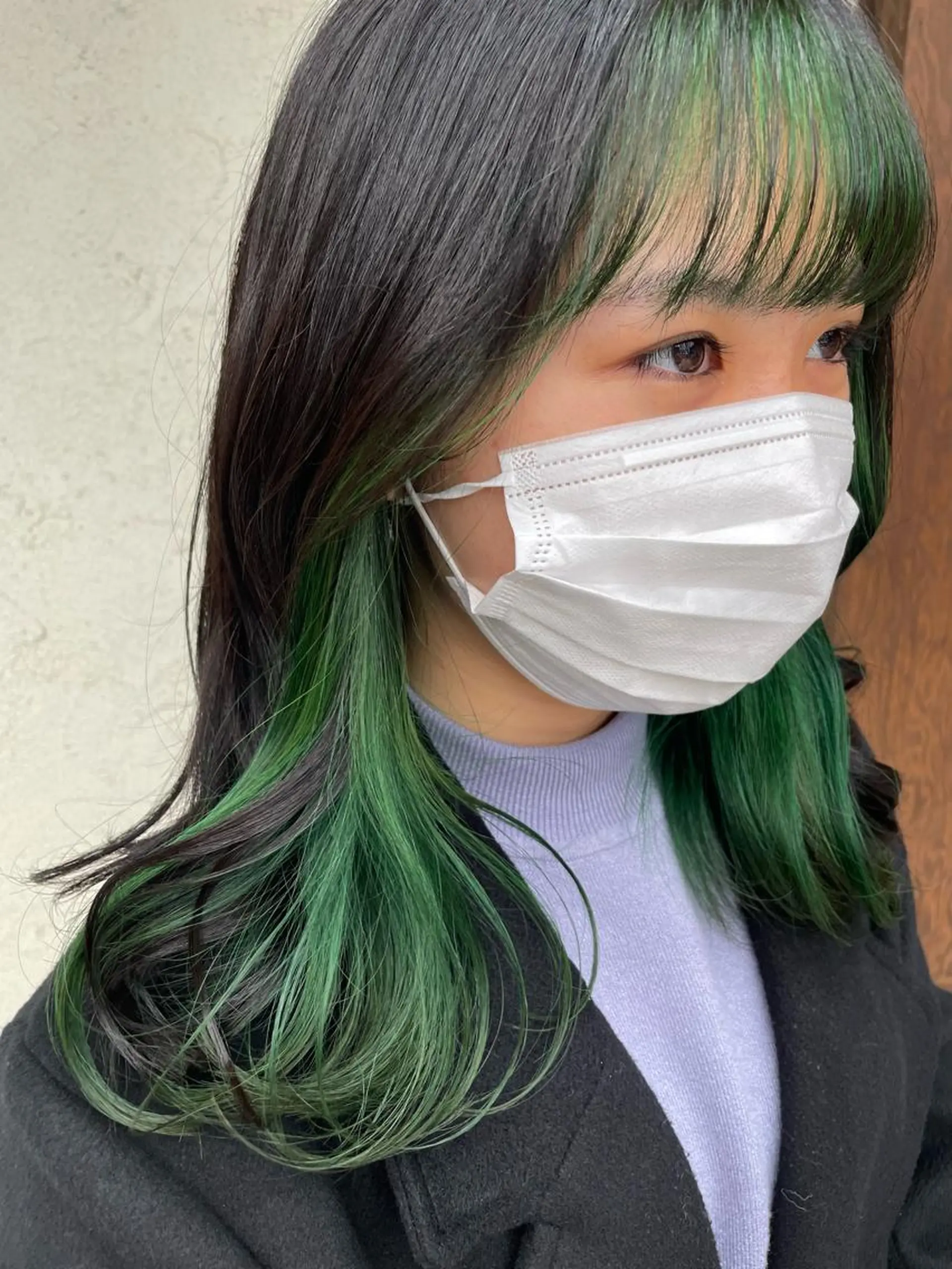 ミディアム しもかわ かほのヘアスタイル