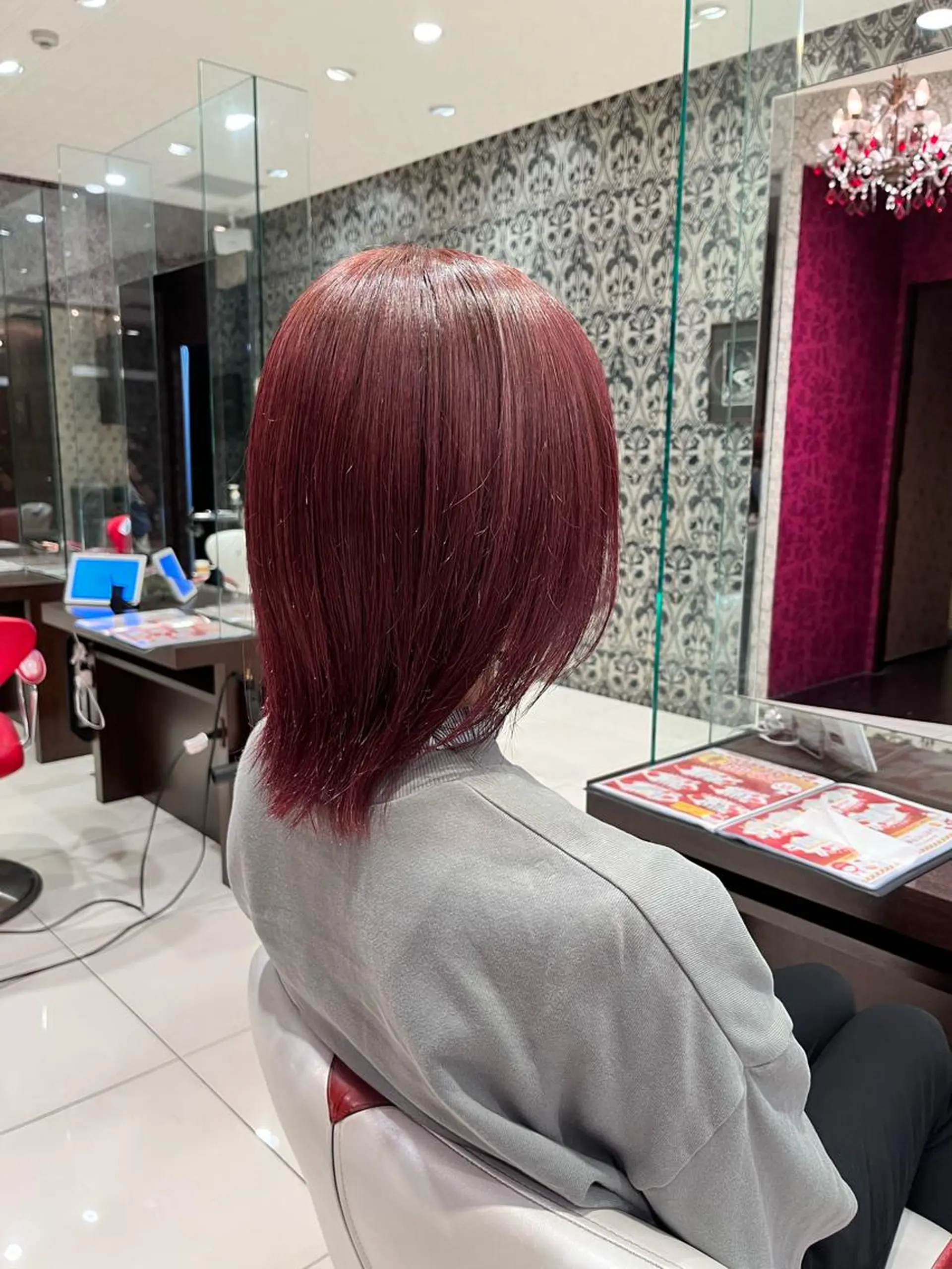 ミディアム 縮毛/髪質改善 上野颯太のヘアスタイル