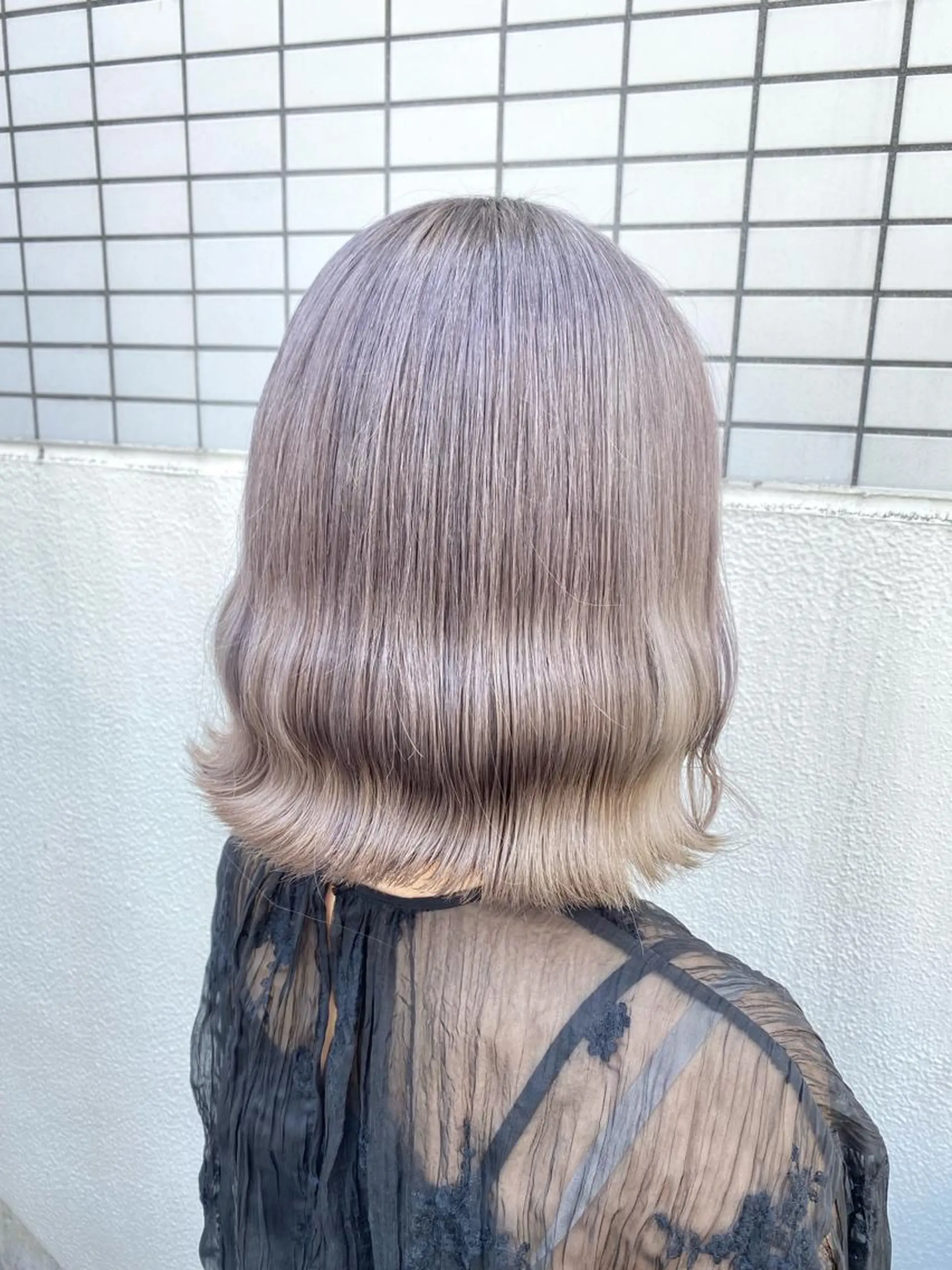 ミディアム カラー エフェクトブリーチ 🌟前澤啓太朗のヘアスタイル