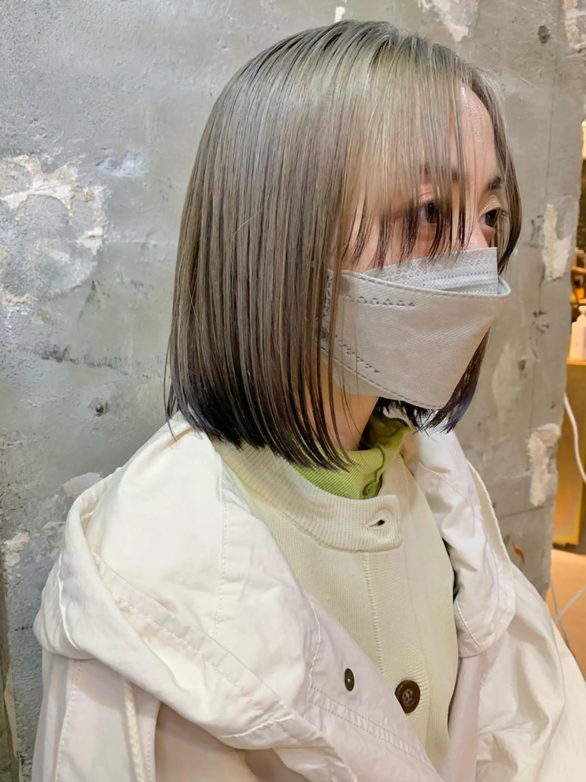 ショート カラー ブリーチ ボブ tension 【テンション】のヘアスタイル