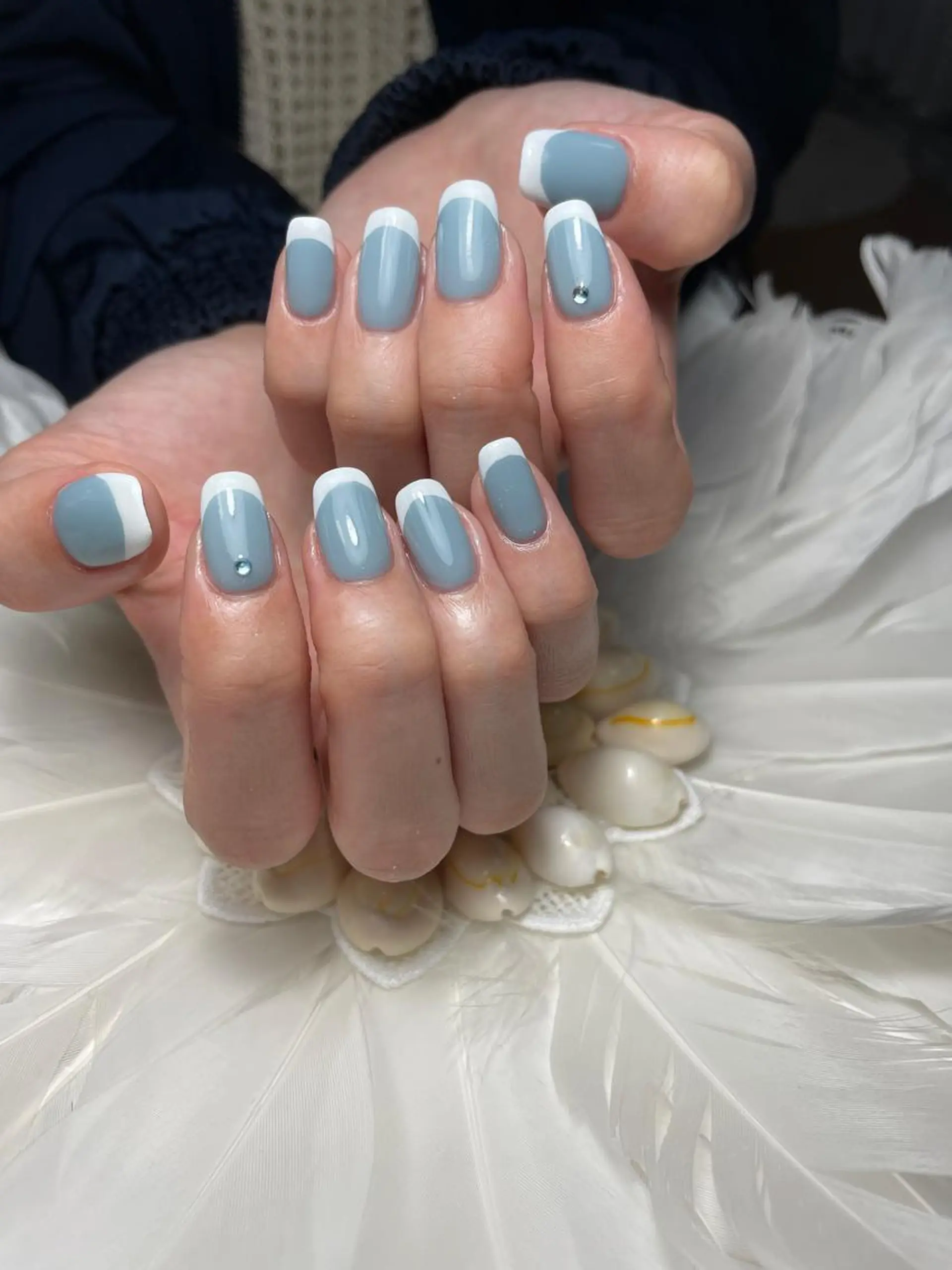 ネイル フレンチネイル ハンドネイル 南野 由希のネイルデザイン