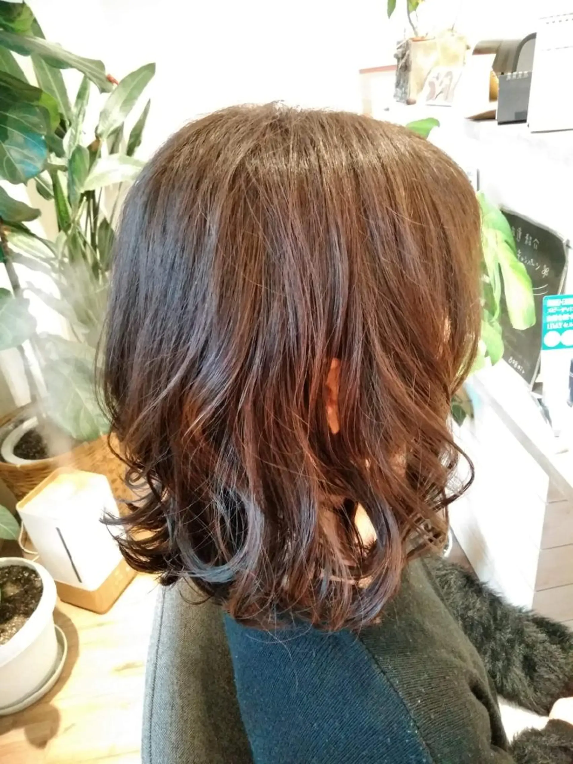 ミディアム カラー パーマ 木村 昇のヘアスタイル