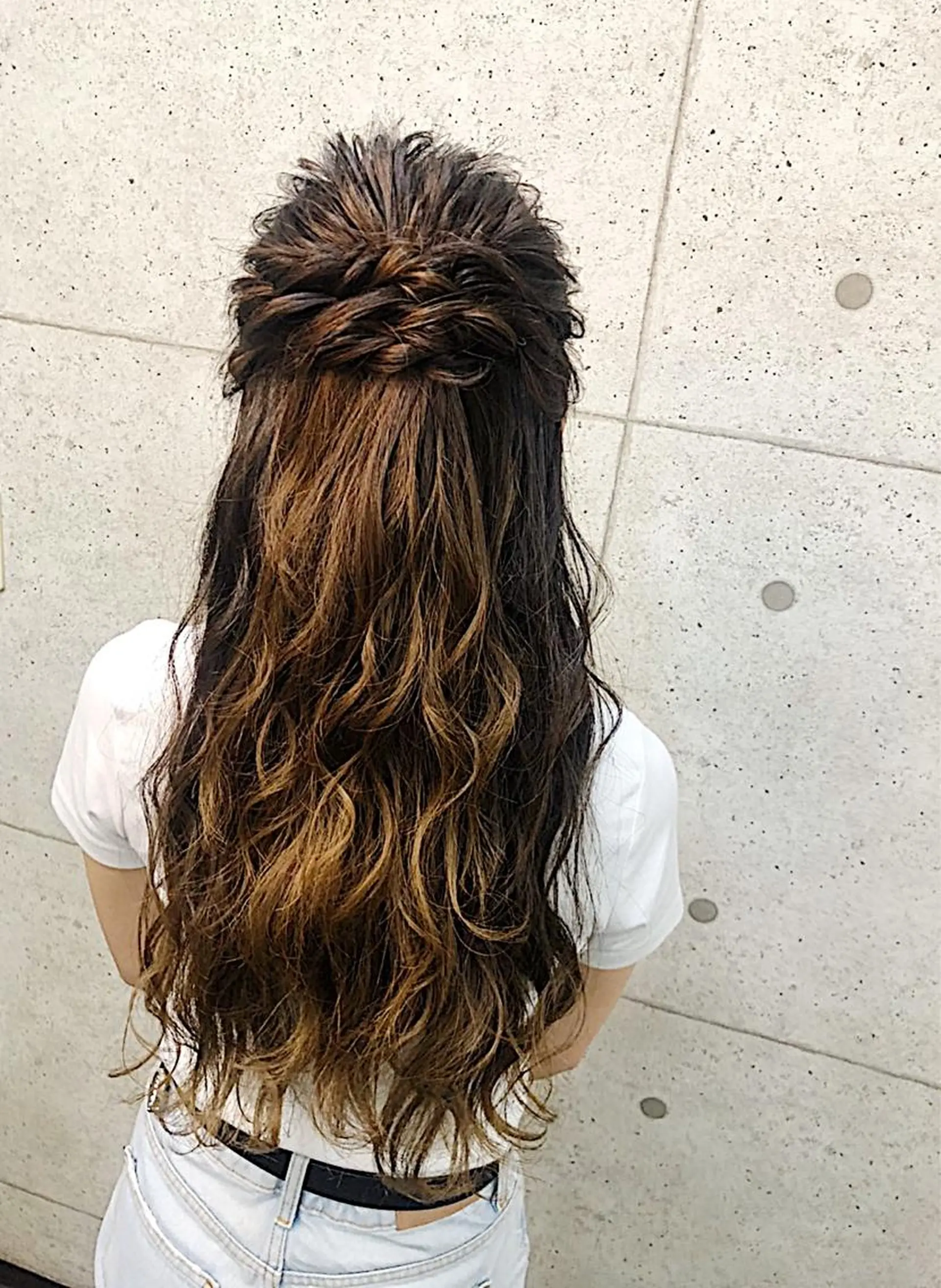 ロング 卒業式のヘアスタイル 京都最安価エクステ muuka🦋のヘアスタイル