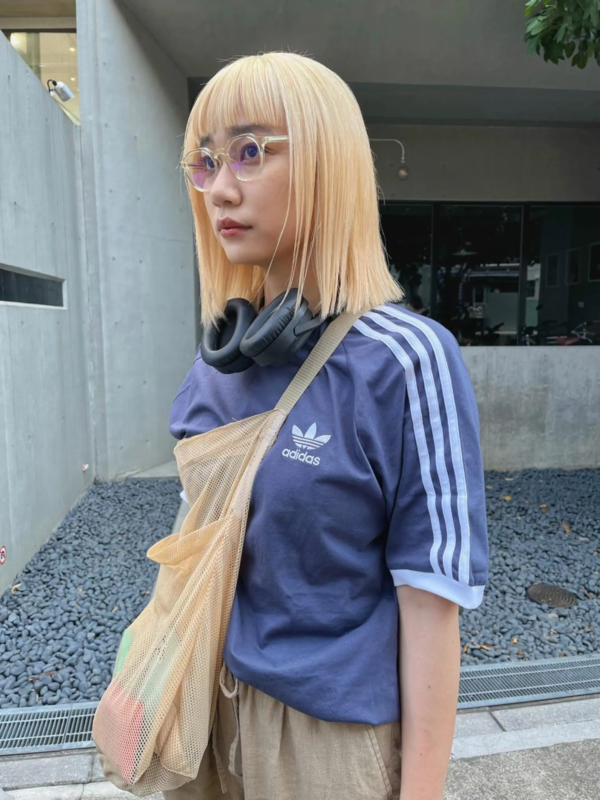 ミディアム カット ヘアカラー ハイトーンNo.1✨ パーマ✨イマイタツヤのヘアスタイル