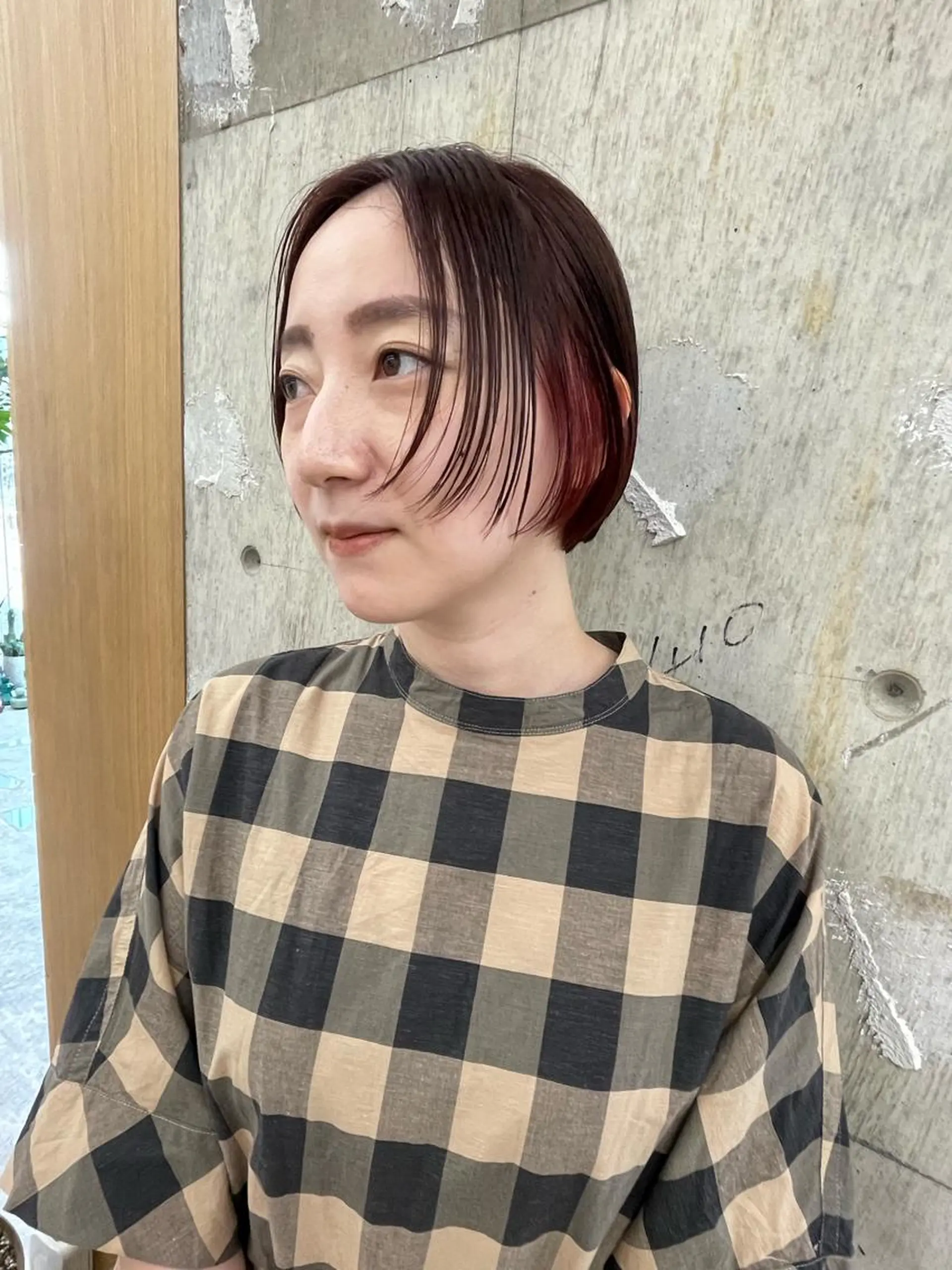 ショート カラー カット ヘアカラー 垢抜けボブ/SAHO /OAK溝の口のヘアスタイル