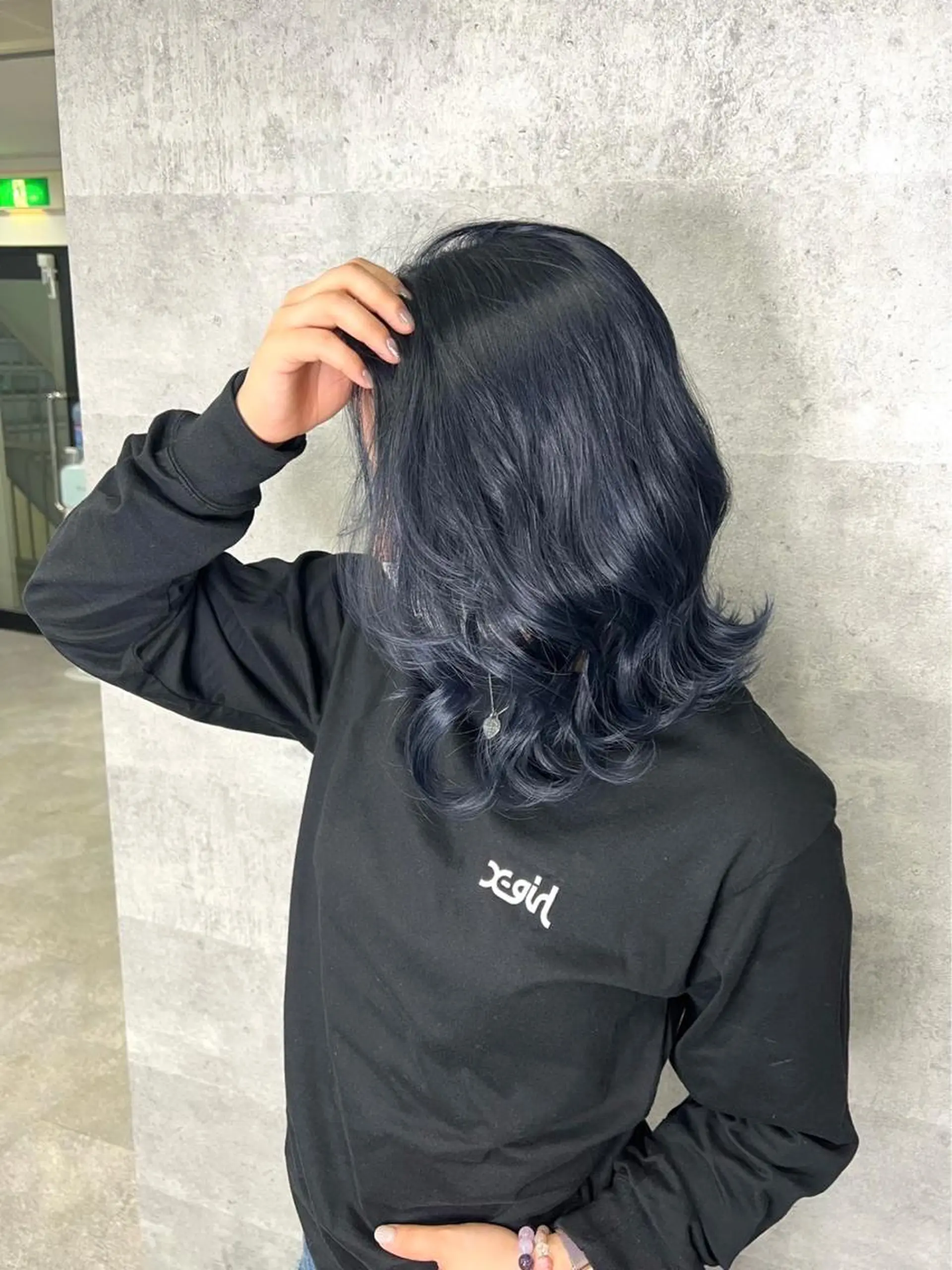 ミディアム カラー ヘアカラー トリートメント 髪質改善/堀江 ケアカラーtoshiのヘアスタイル