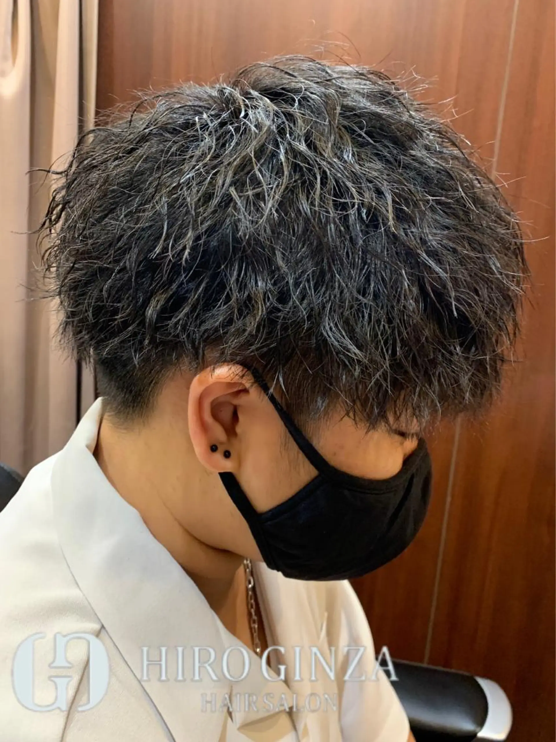 ショート パーマ メンズ 羽木 隆徒のヘアスタイル