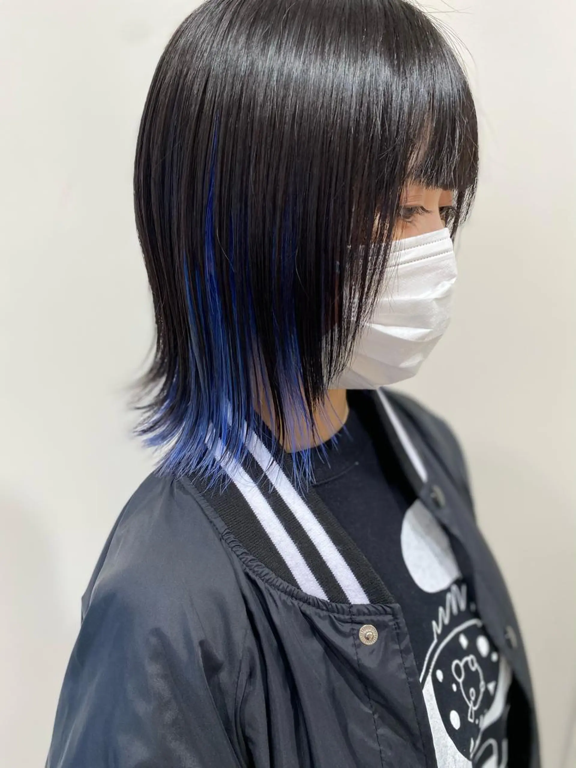 ミディアム ハイトーンカラー🌈 メンズパーマ鈴木康平のヘアスタイル