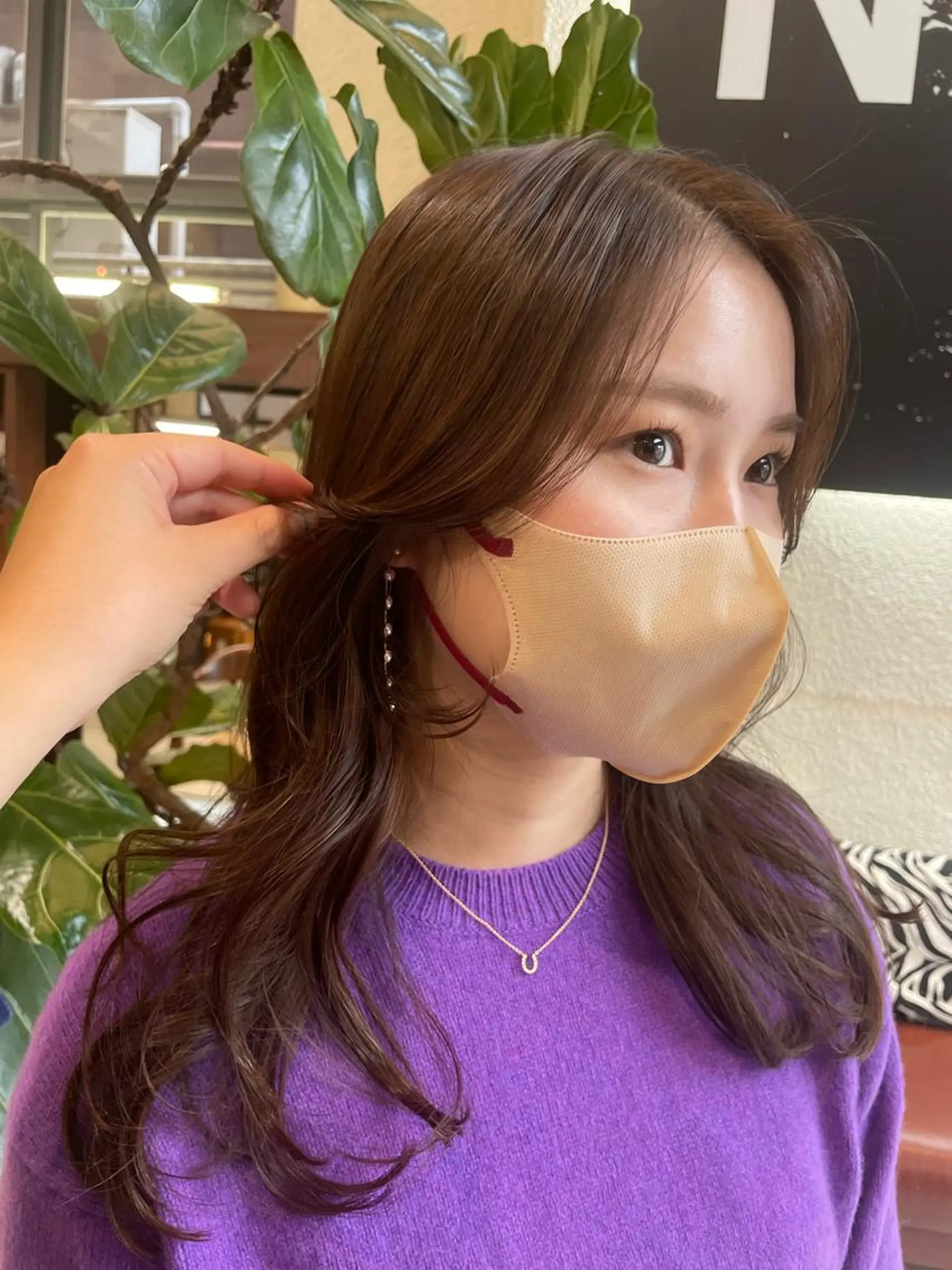 ロング miyabu momokaのマツエク・マツパデザイン